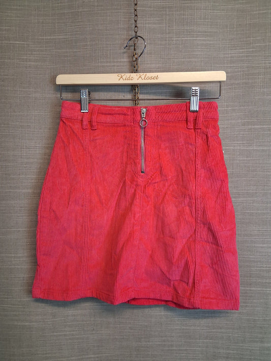 Matalan Girls Corduroy A Line Skirt Pink Age 12 Years New