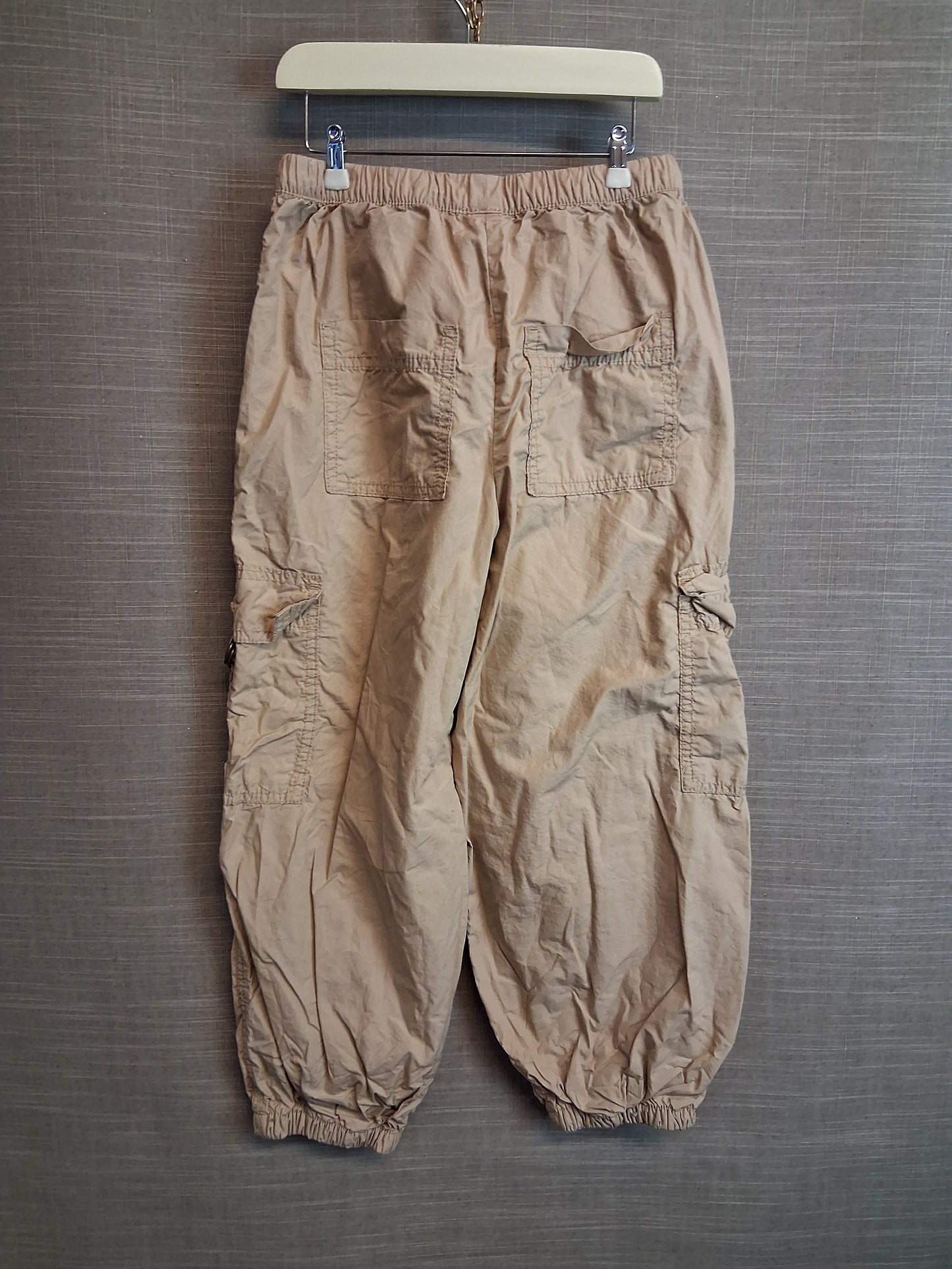 Next Girls Beige Lined Cargo Trousers Age 7 Years