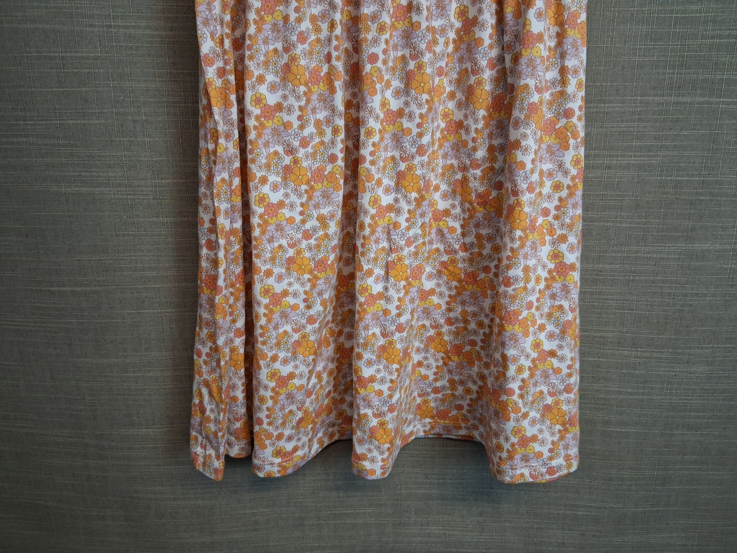 TU Girls Yellow Floral Dress Sleeveless Jersey Age 10 Years