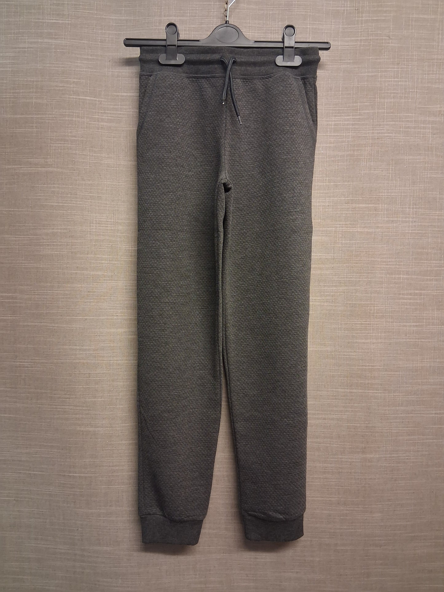 Primark Boys Grey Waffle Print Joggers Age 11-12 Years