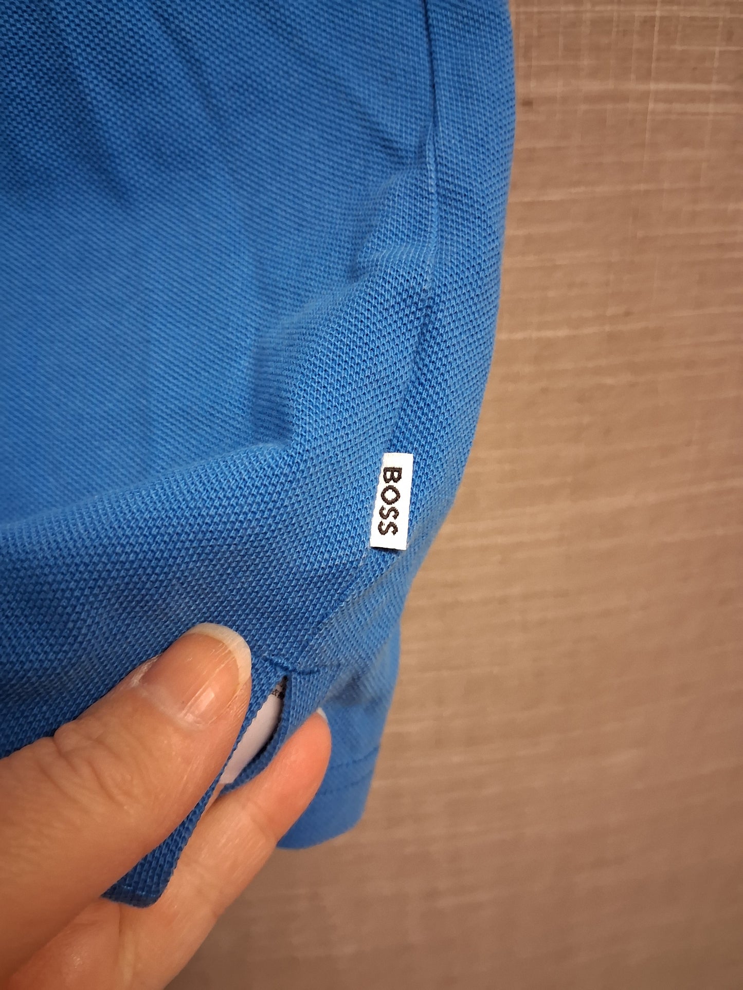 Boss Boys Blue Polo T-Shirt Short Sleeve Age 14 Years
