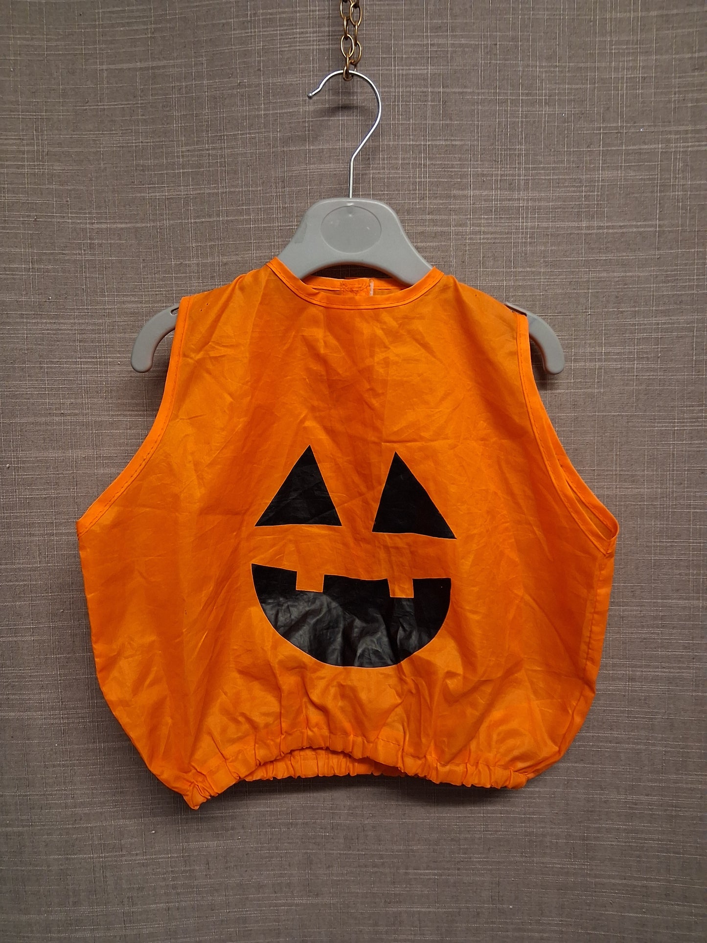 Pumpkin Suit Sleeveless Orange Lightweight Age 12-24 Months Unisex