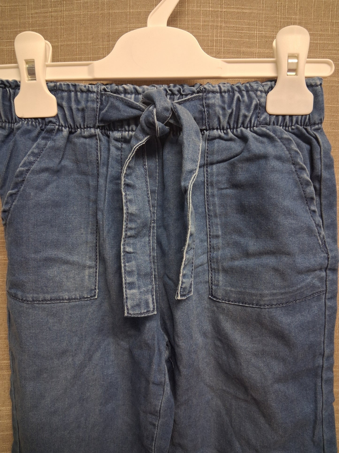 Next Girls Lightweight Chambray Jeans Blue Age 3-4 Years