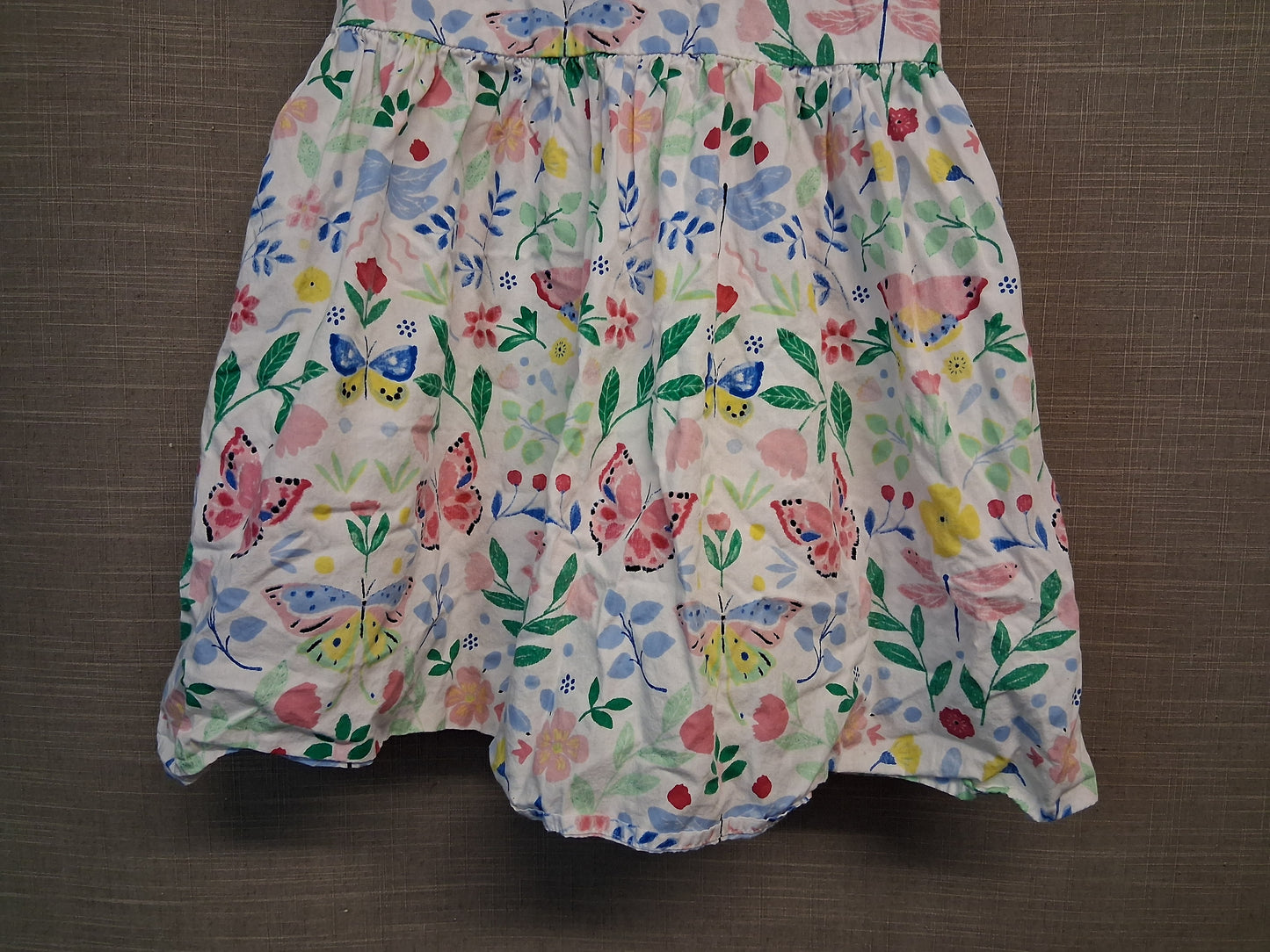 Nutmeg Girls Floral A Line Summer Dress Age 6-7 Years