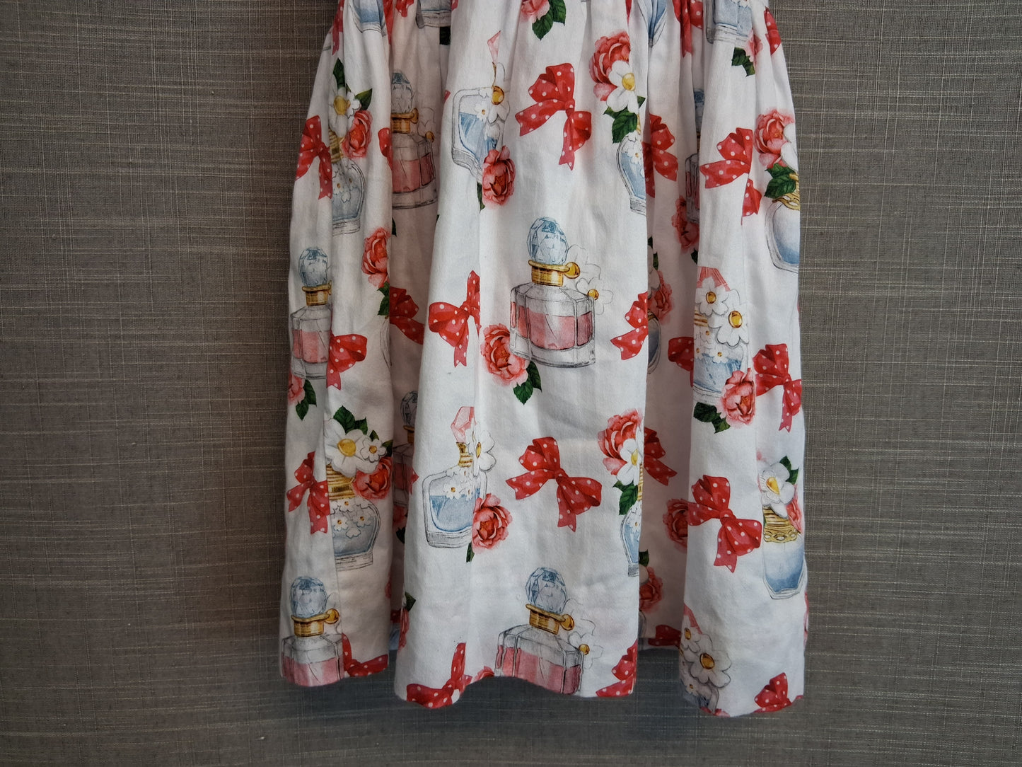 Mayoral Girls Floral Perfume Dress Age 3 Years White Multi