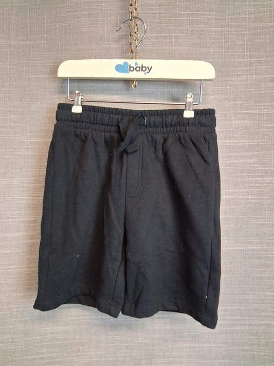 Lily & Dan Boys Black Sweat Shorts Jersey Age 4-5 Years New