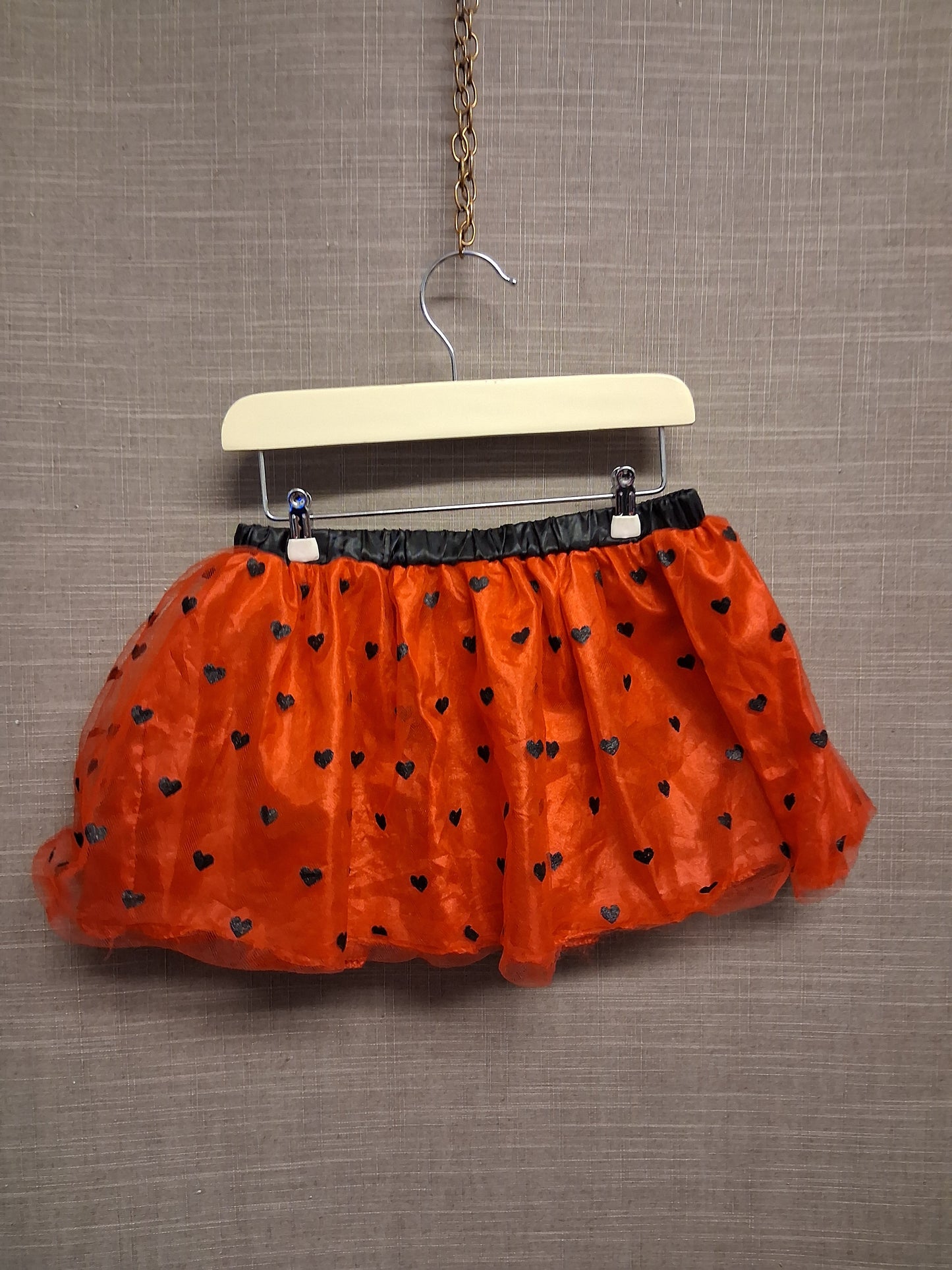 Claire's Accessories Red Love Heart Tutu Skirt Age 2-4 Years