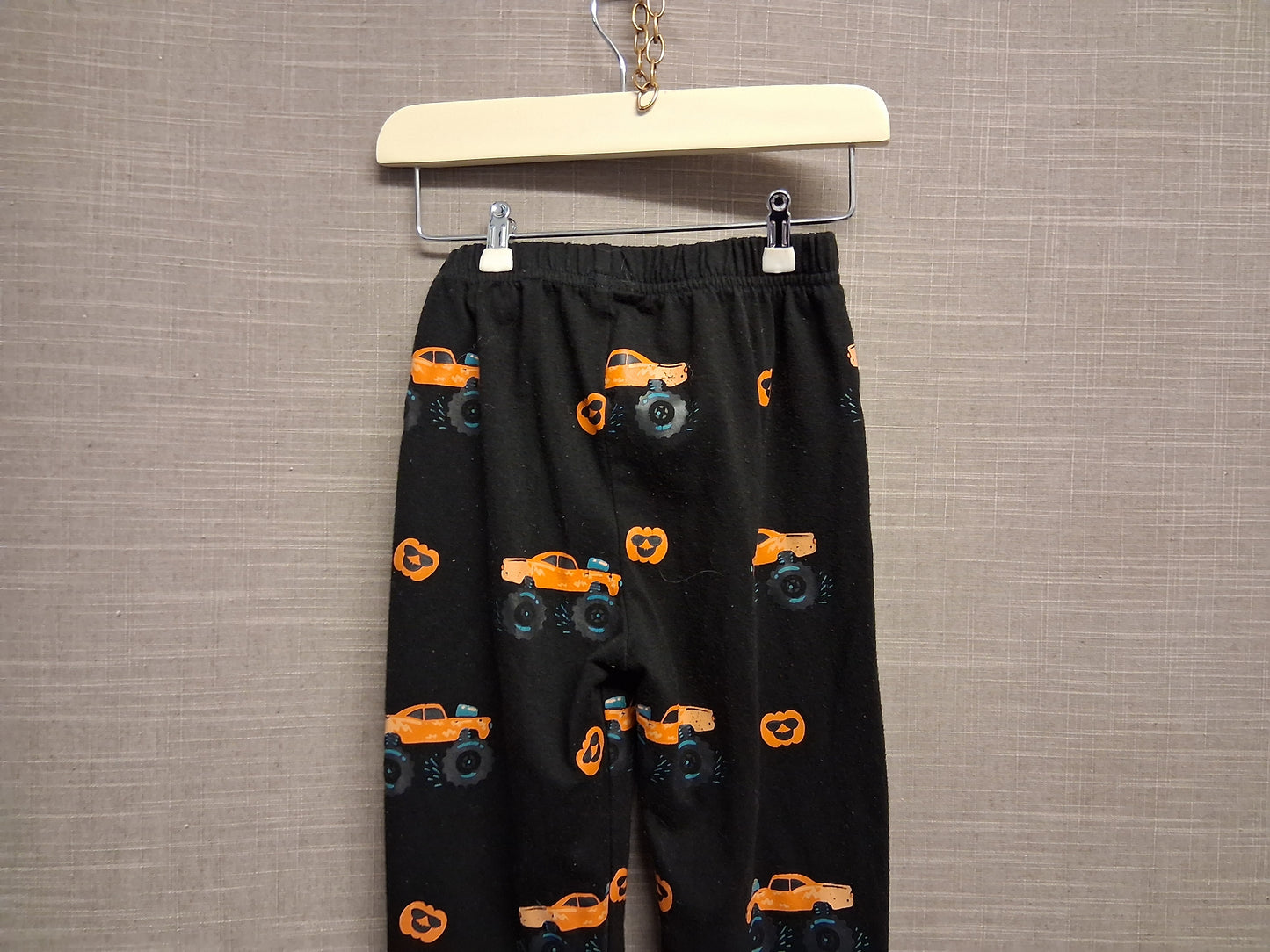Boys Halloween Pumpkin Monster Truck Joggers Age 4 Years