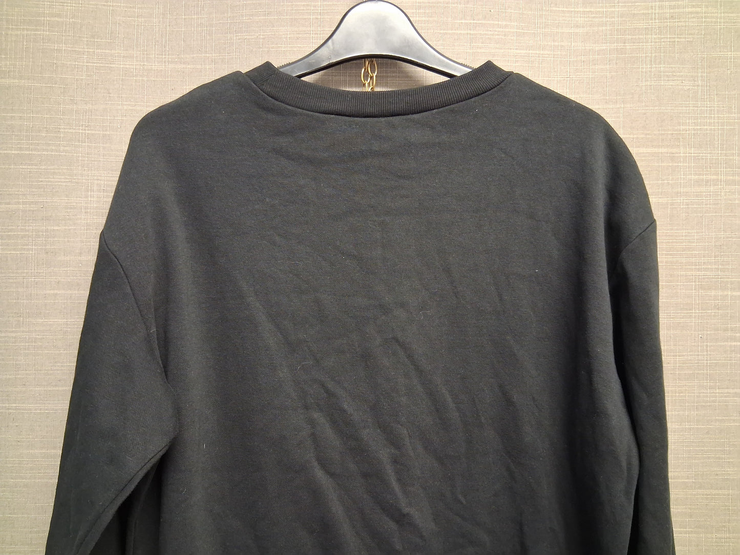 H&M Boys Basic Crew Neck Sweater Jumper Black Age 14-15 Years