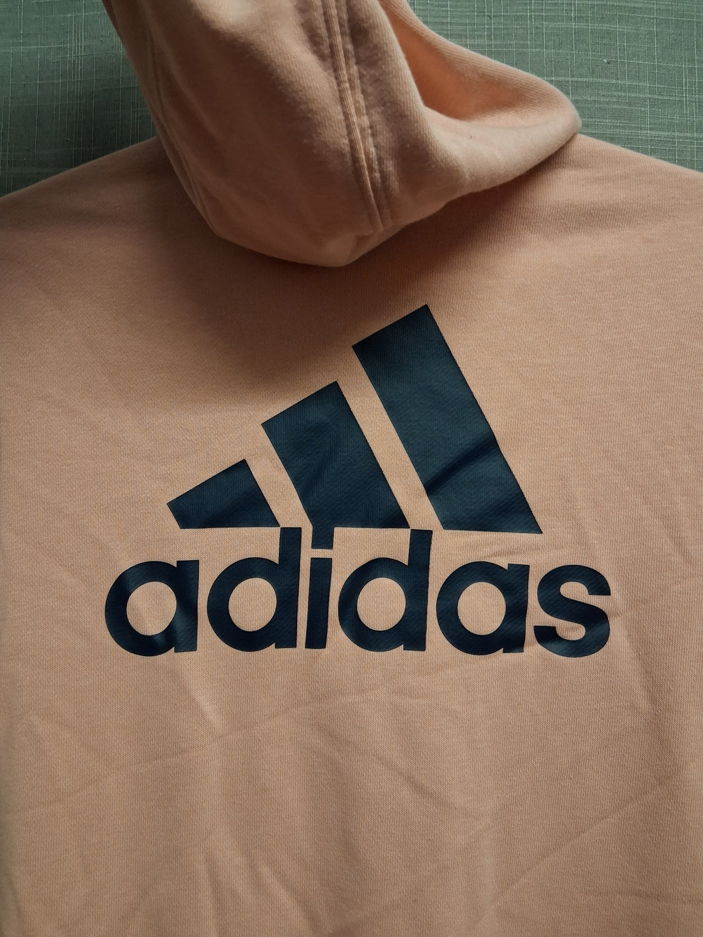 Adidas Girls Peach Full Zip Hoodie Long Sleeve Age 13-14 Years
