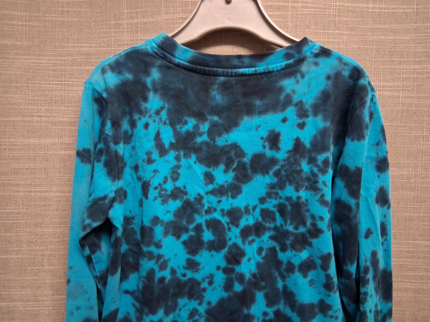Next Boys Blue Tie Dye Long Sleeve T-Shirt Yeah! Age 4-5 Years