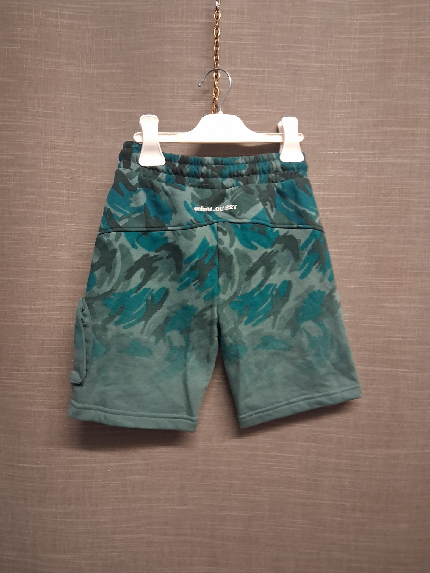 George Boys Green Jersey Jogger Shorts Age 7-8 Years