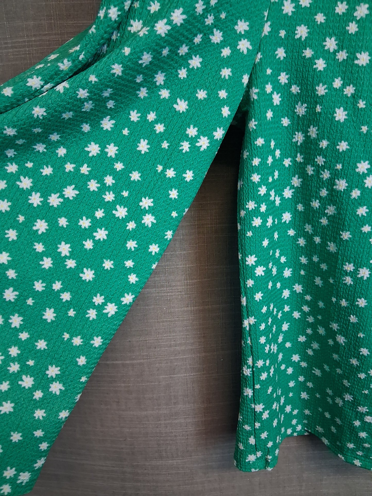 Primark Girls Green Floral Jumpsuit Strappy Age 10-11 Years