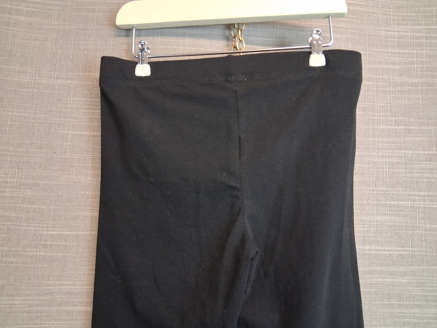 River Island Girls Black Leggings Jersey Age 7-8 Years