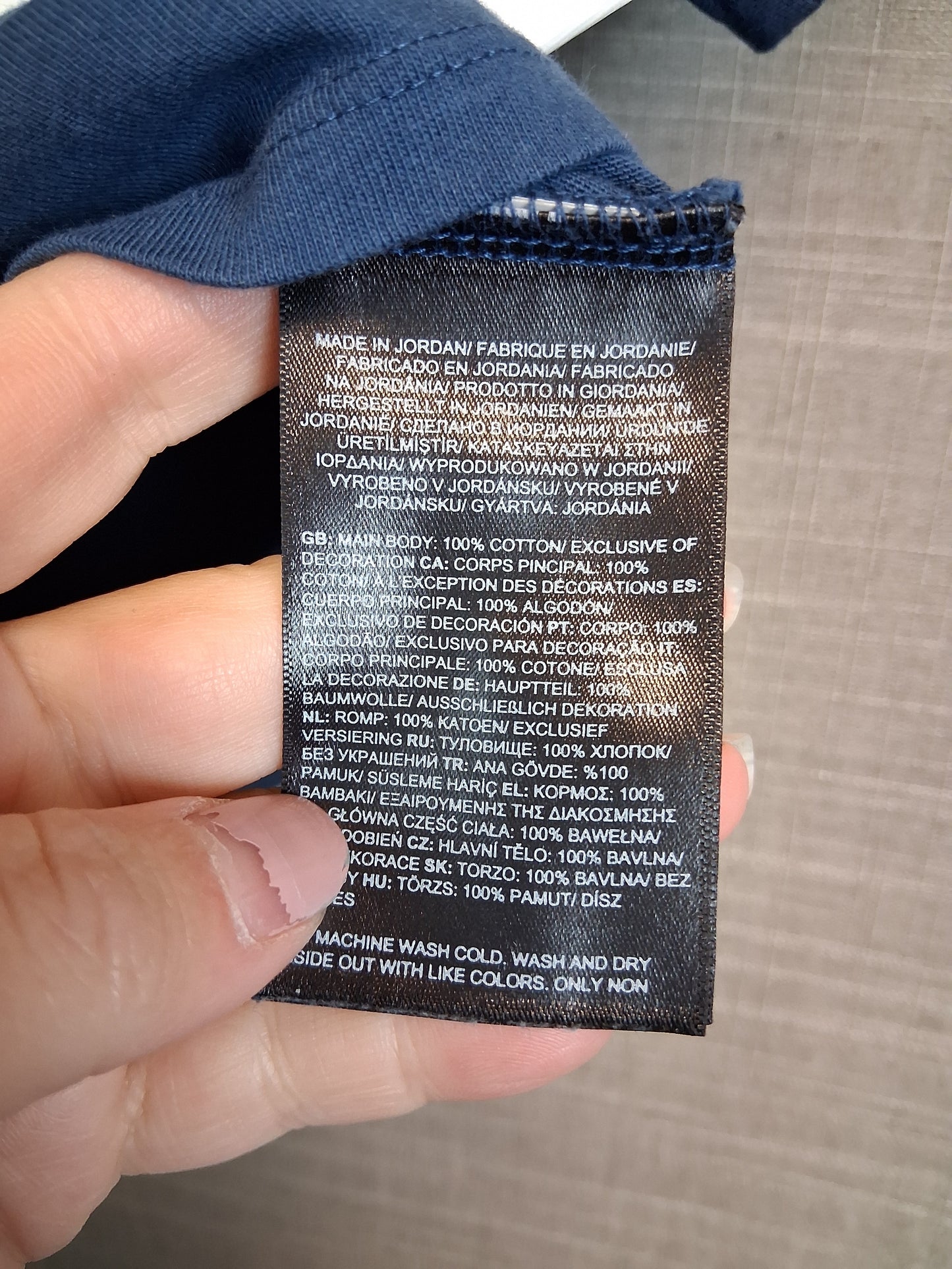 The North Face Boys Blue T-Shirt Short Sleeve Age 0-3 Months