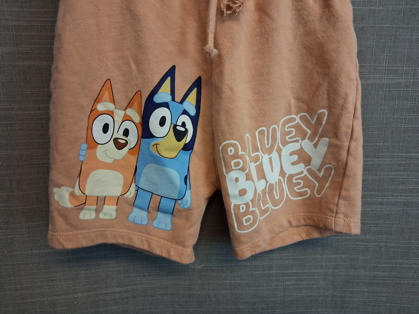 George Bluey Orange Jersey Shorts Age 4-5 Years