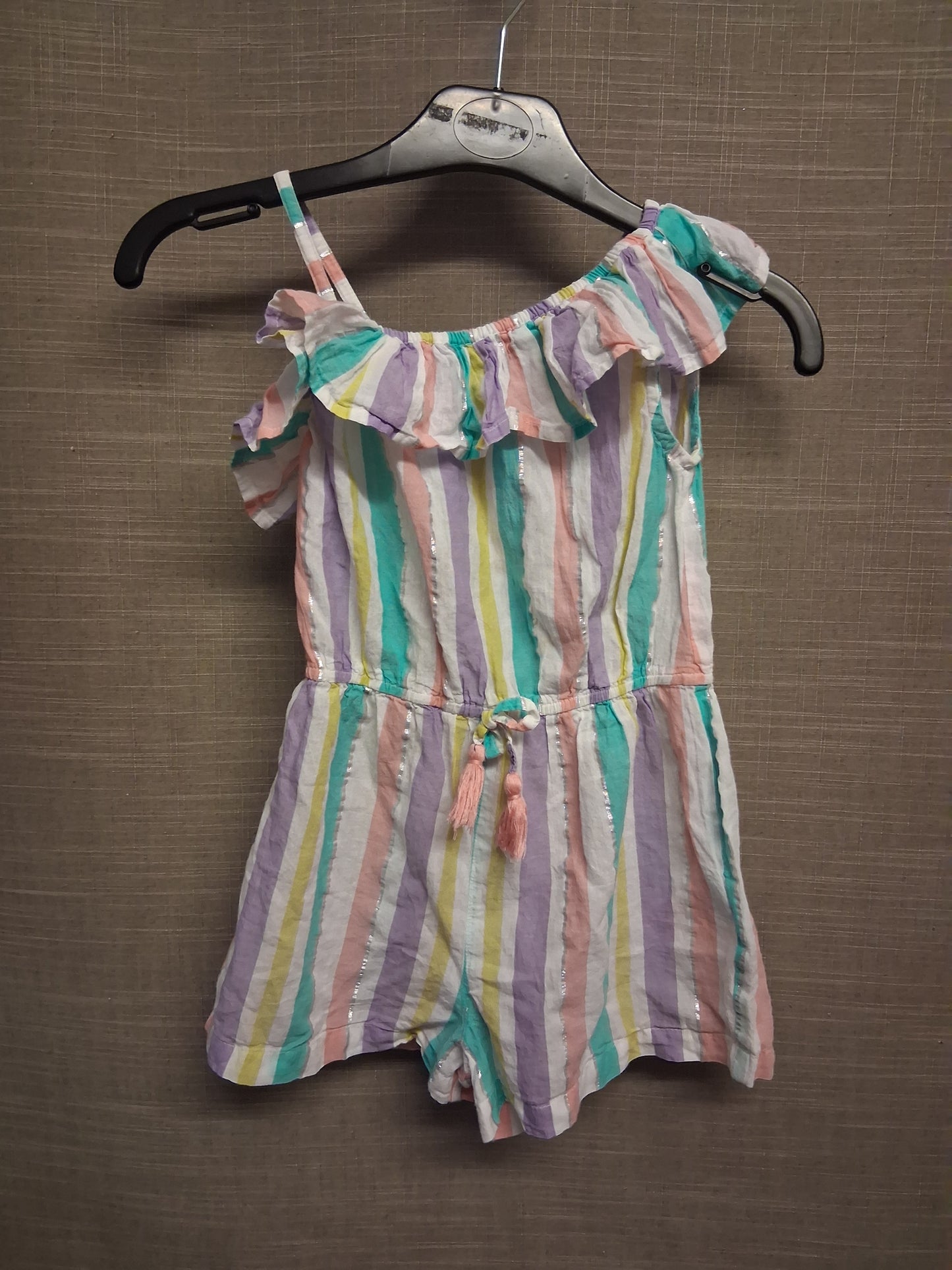 Minoti Girls Multicolour Striped Playsuit Age 4-5 Years