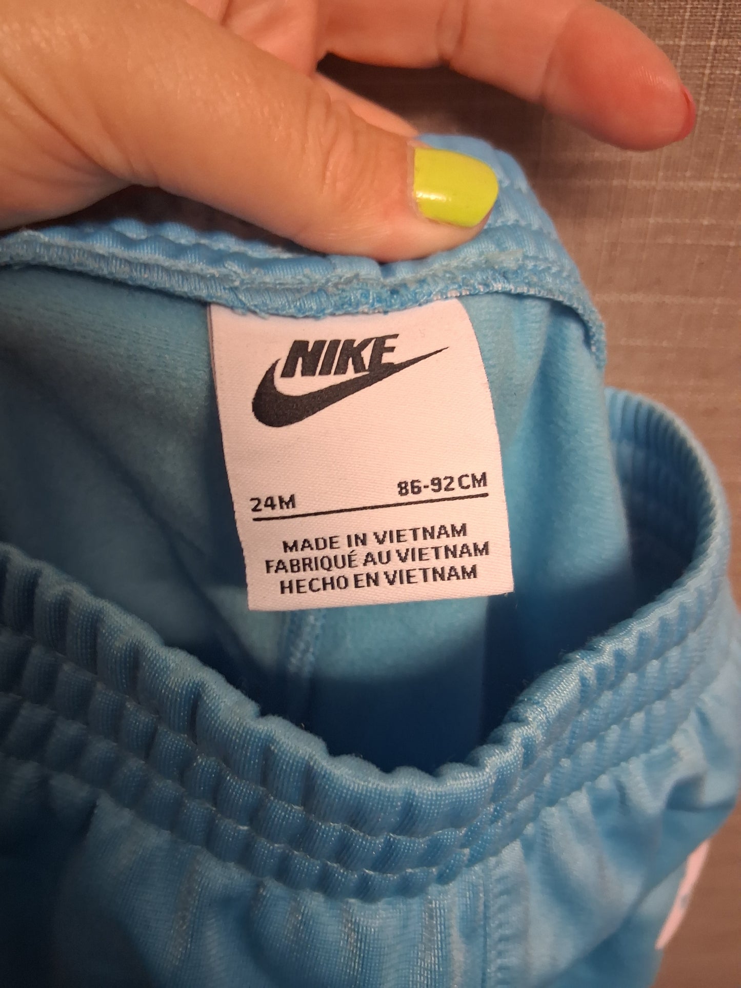 Nike Girls Joggers Satin Blue Age 2 years