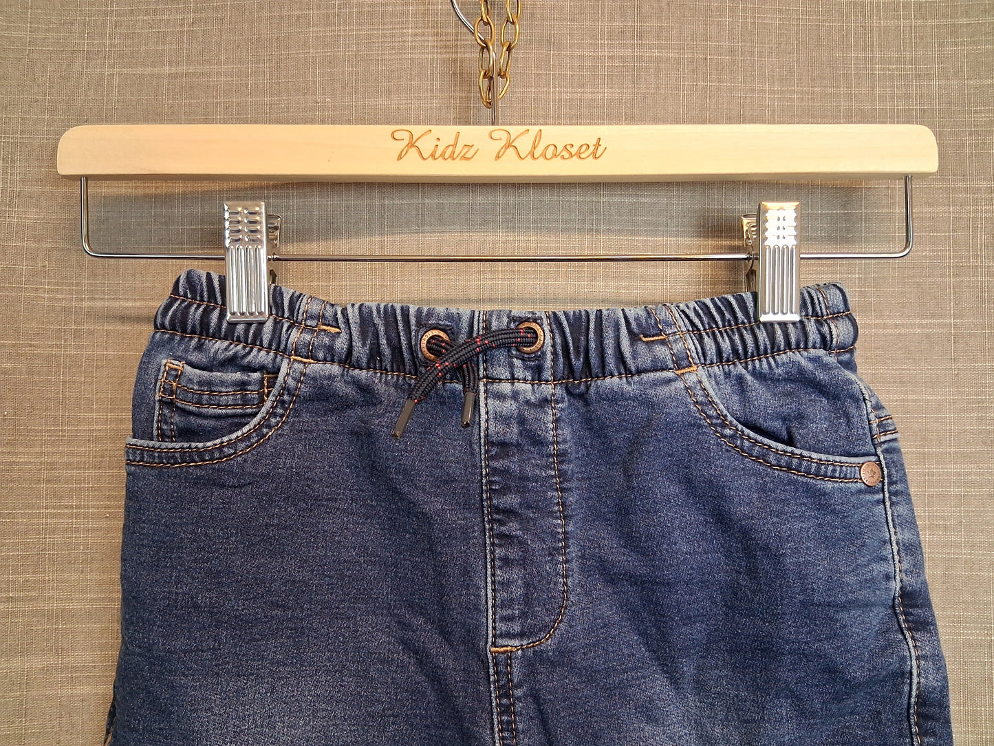 Next Boys Blue Denim Shorts Age 6-7 Years