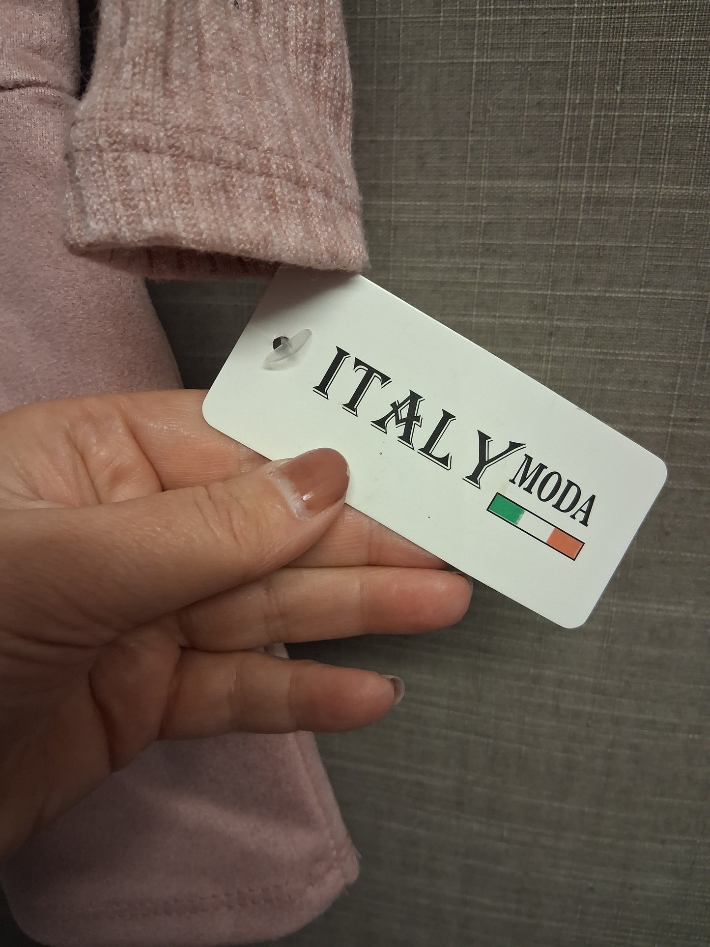 Italy Moda Girls Dusky Pink Long Sleeve A Line Dress Age 12 Month New