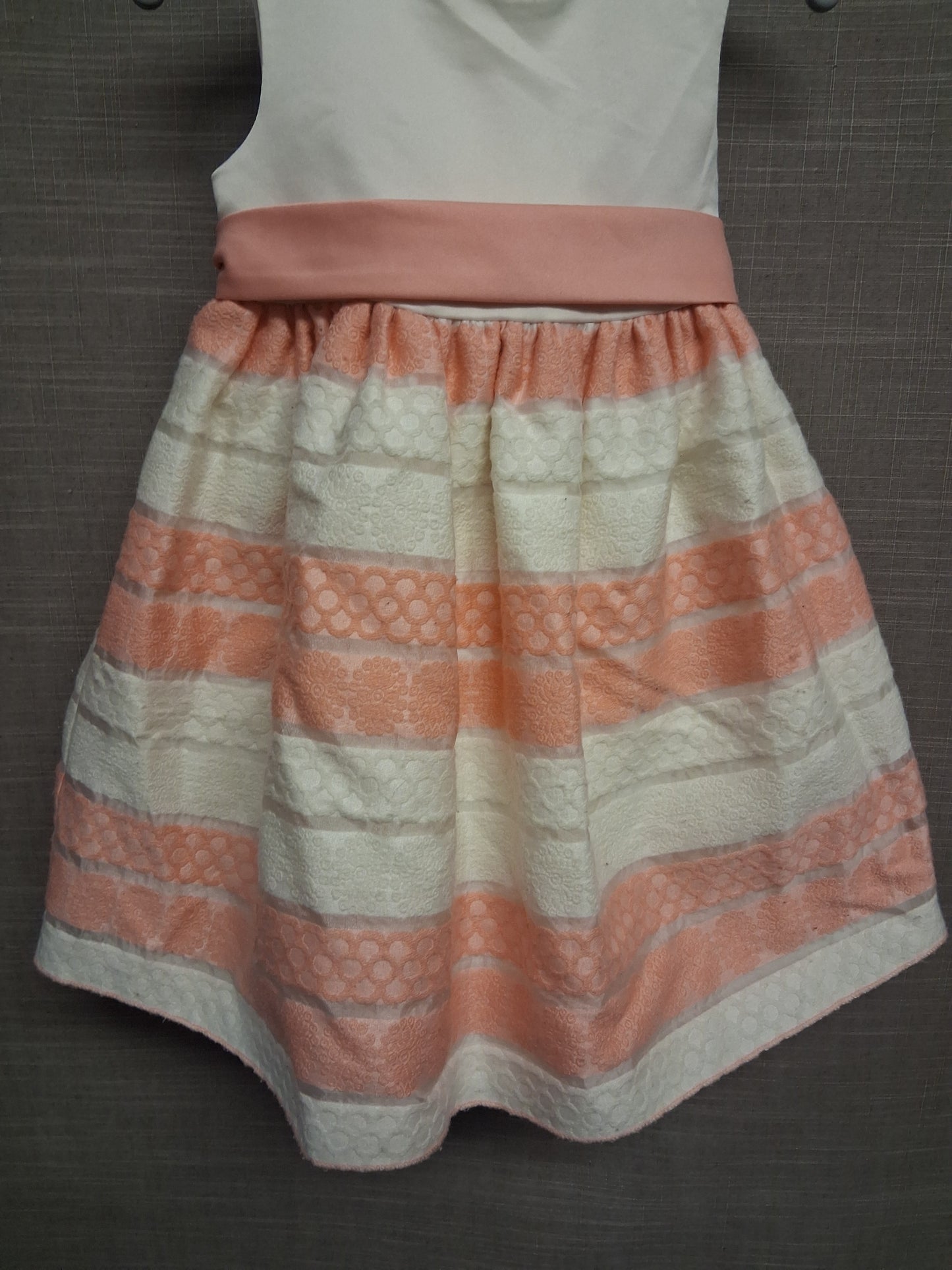 Cinderella Girls Ivory Peach Party Dress Special Occasion Age 2 Years
