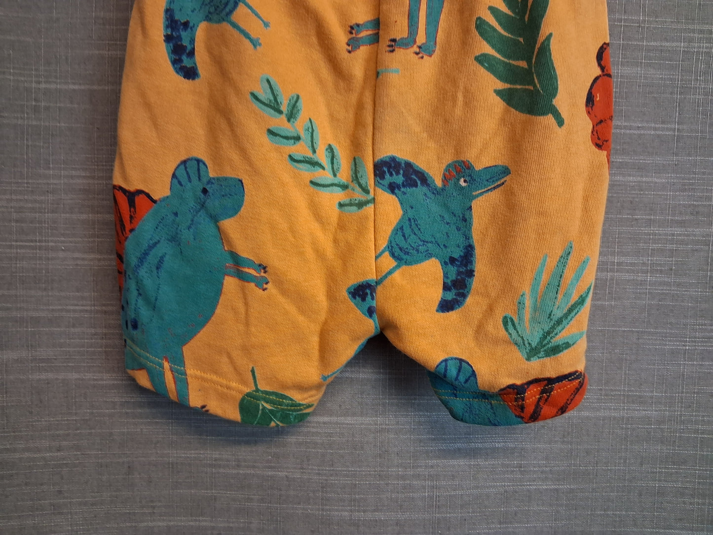 George Dinosaur Theme Jersey Jogger Shorts Age 3-4 Years Orange