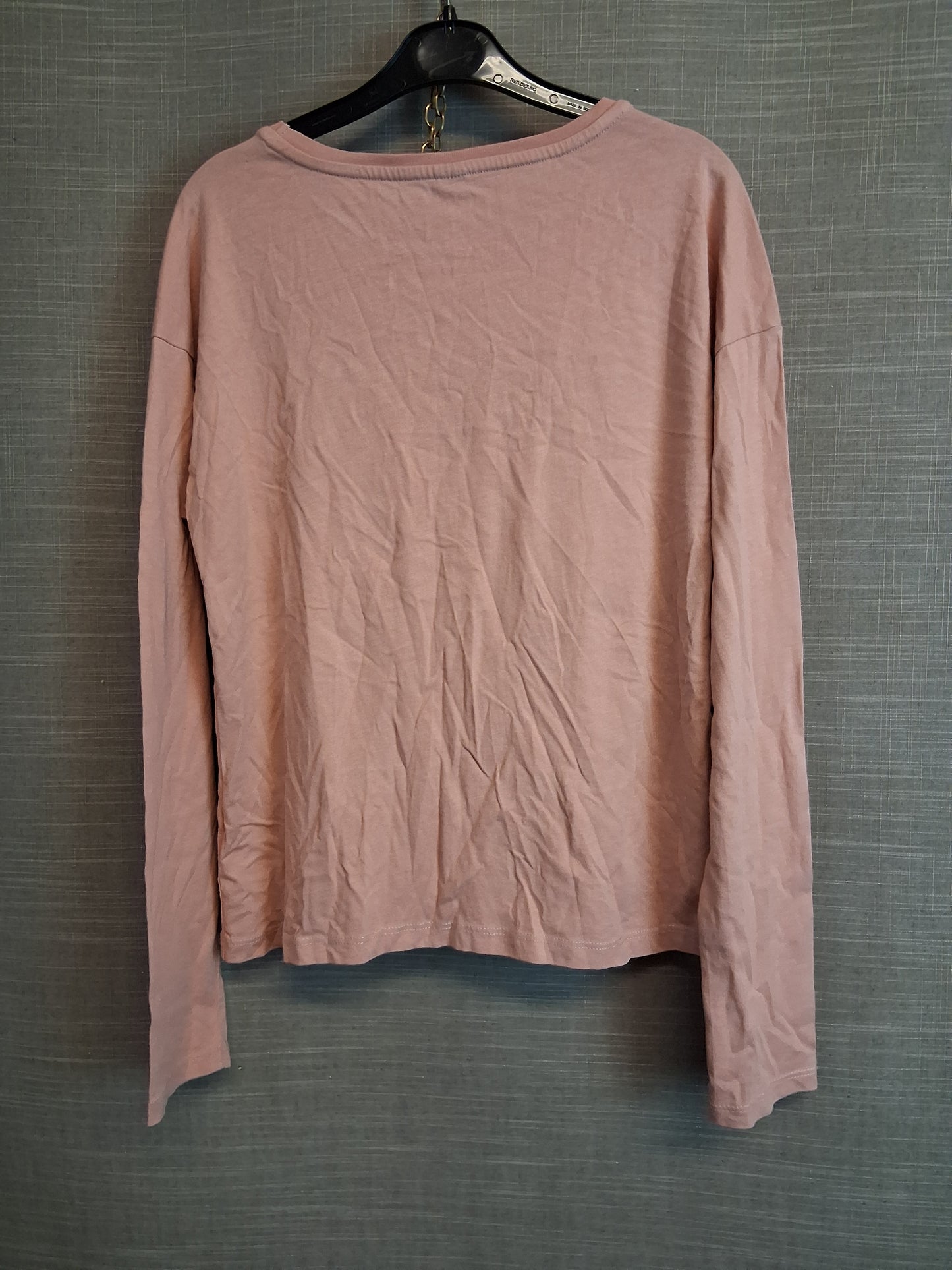 TU Girls Long Sleeve T-Shirt 2 way Sequin Age 12 Years Dusky Pink