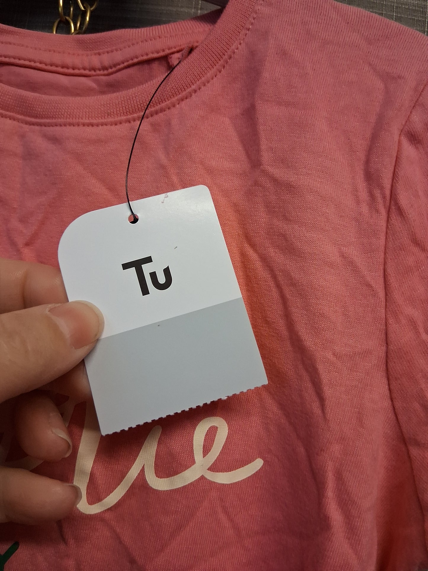 TU Pink Cherry T-Shirt Short Sleeve Age 6 Years New