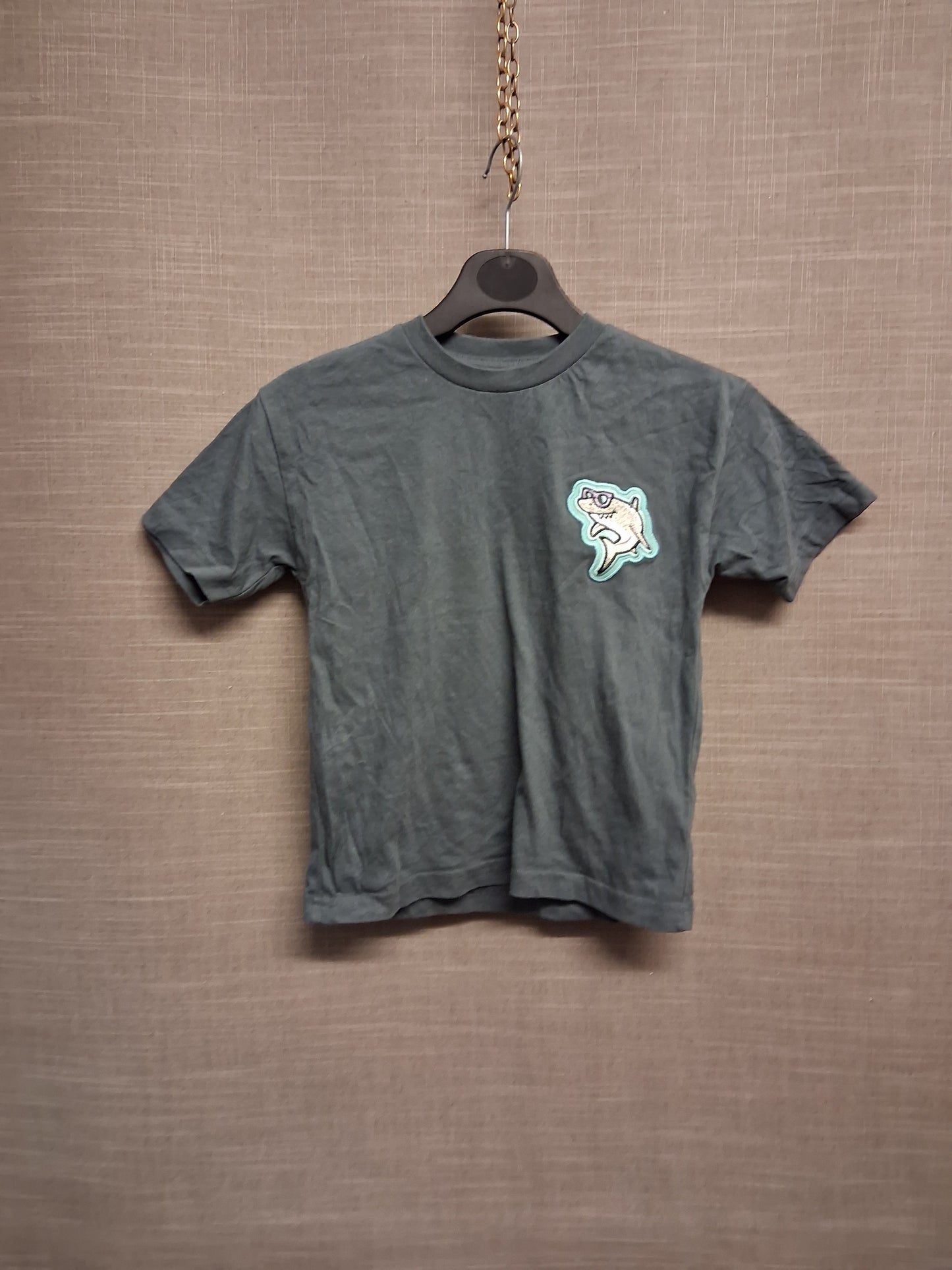 Next Boys Grey Shark Motif T-Shirt Age 2-3 Years