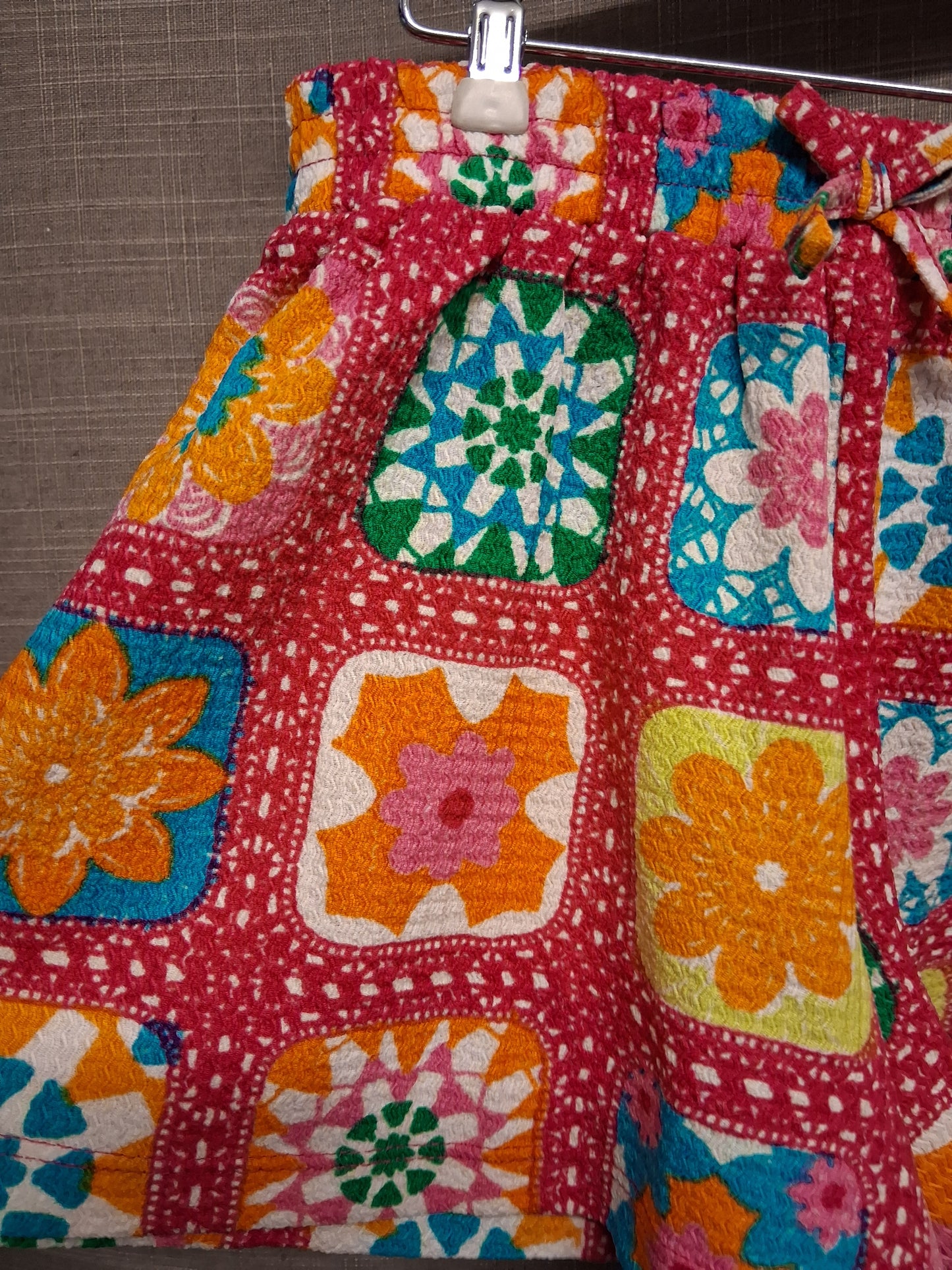 Matalan Girls Multicolour Floral Patchwork Shorts Age 6 Years