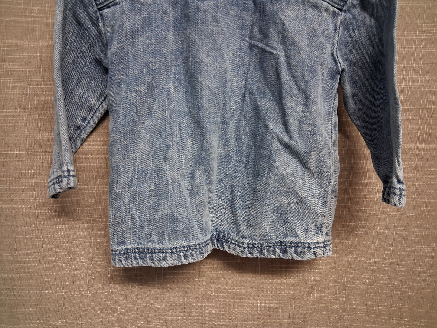 F&F Boys Blue Denim Shirt Long Sleeve Age 12-18 Months