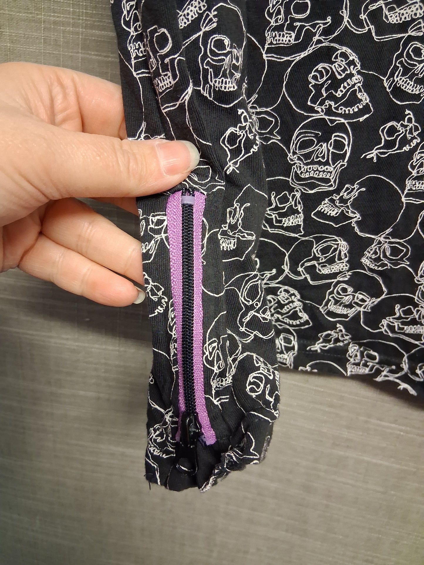 TU Black Grey Skull Print Short Sleeve T-Shirt Diamante Detail Age 13 Years