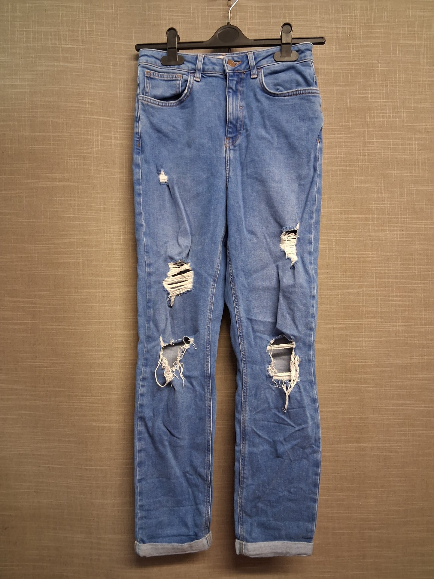 New Look Tori Mom Style Distressed Denim Jeans Age 15 Years