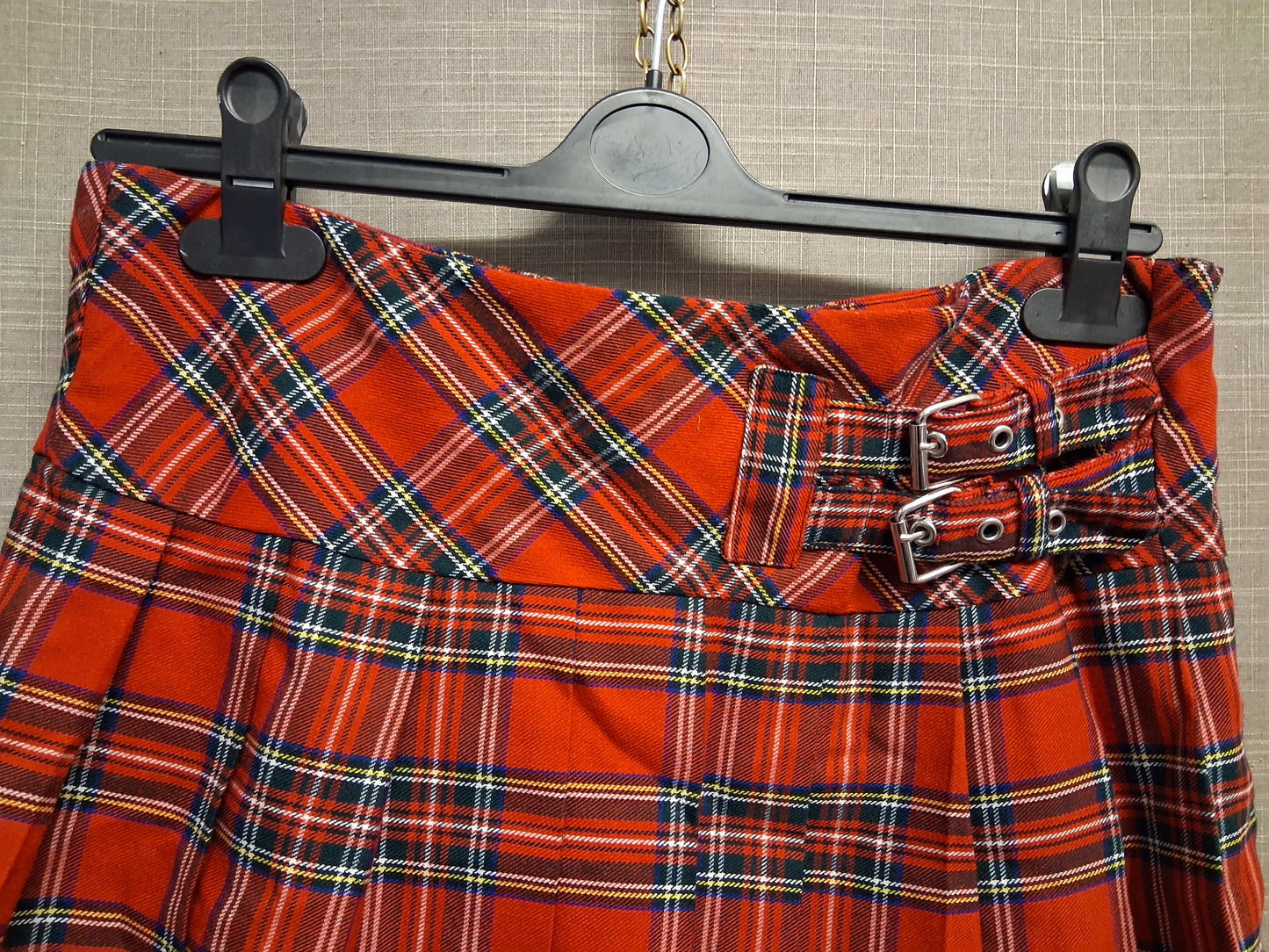 Red Herring Girls Tartan Red Mini Skirt Age 16 Years