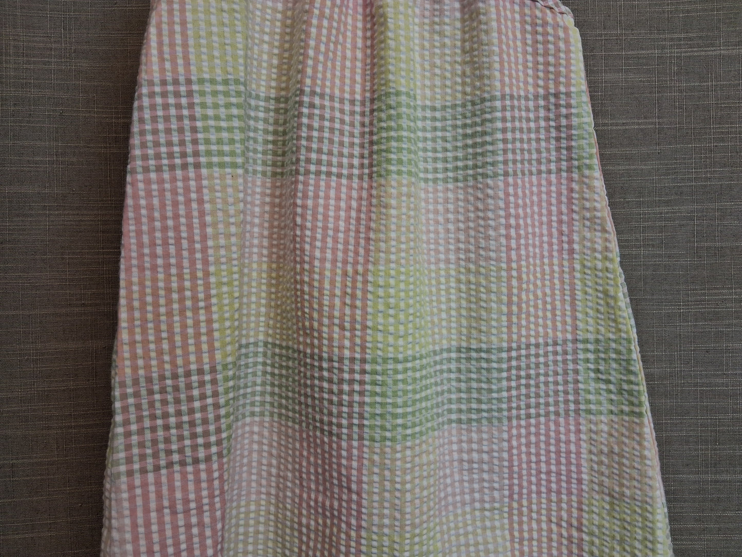 Nutmeg Girls Pastel Multicolour Check Sundress Age 6-7 Years