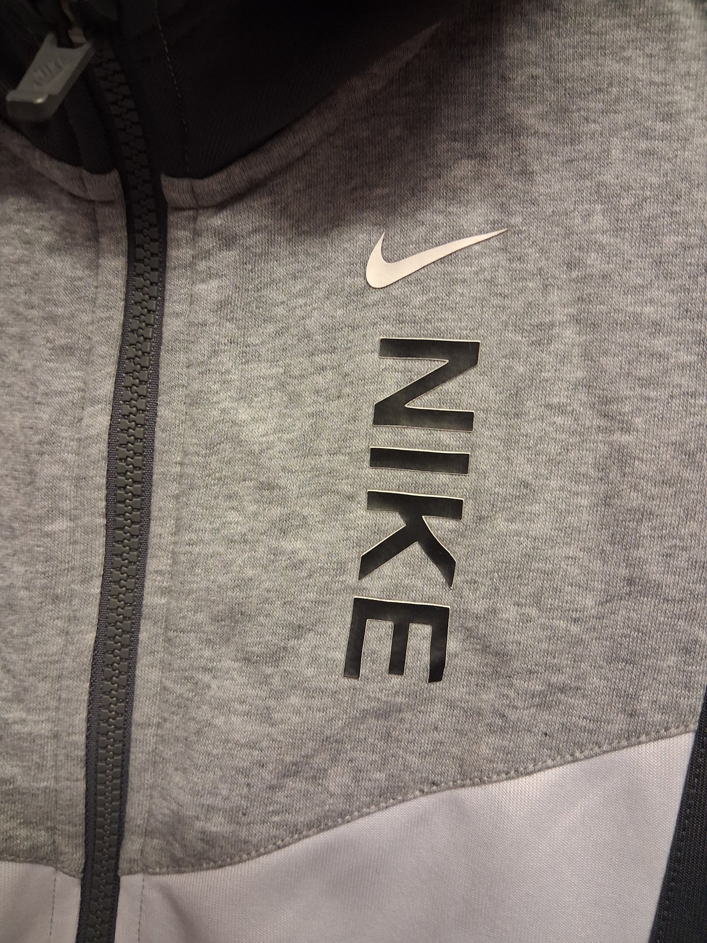 Nike Boys Hoodie Grey Full Zip Hoodie Jacket Age 13-15 Years