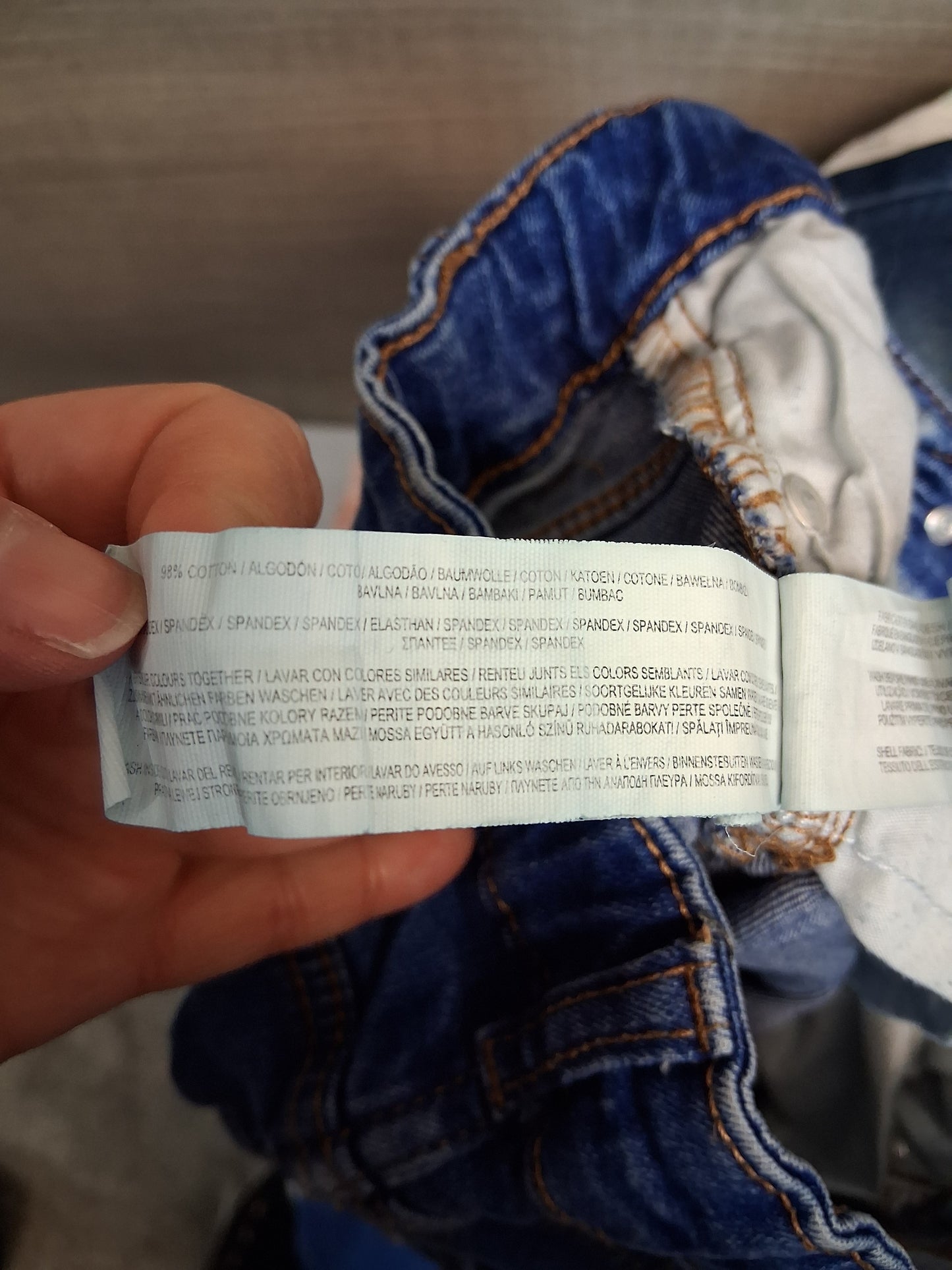 Primark Boys Blue Skinny Leg Denim Jeans Age 9-10 Years