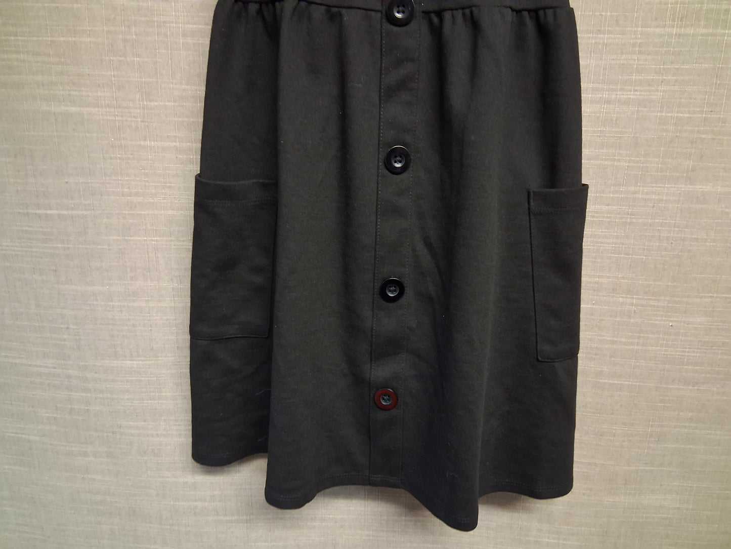 George Girls Black Pinafore Dress with Pockets Age 8-9 Years