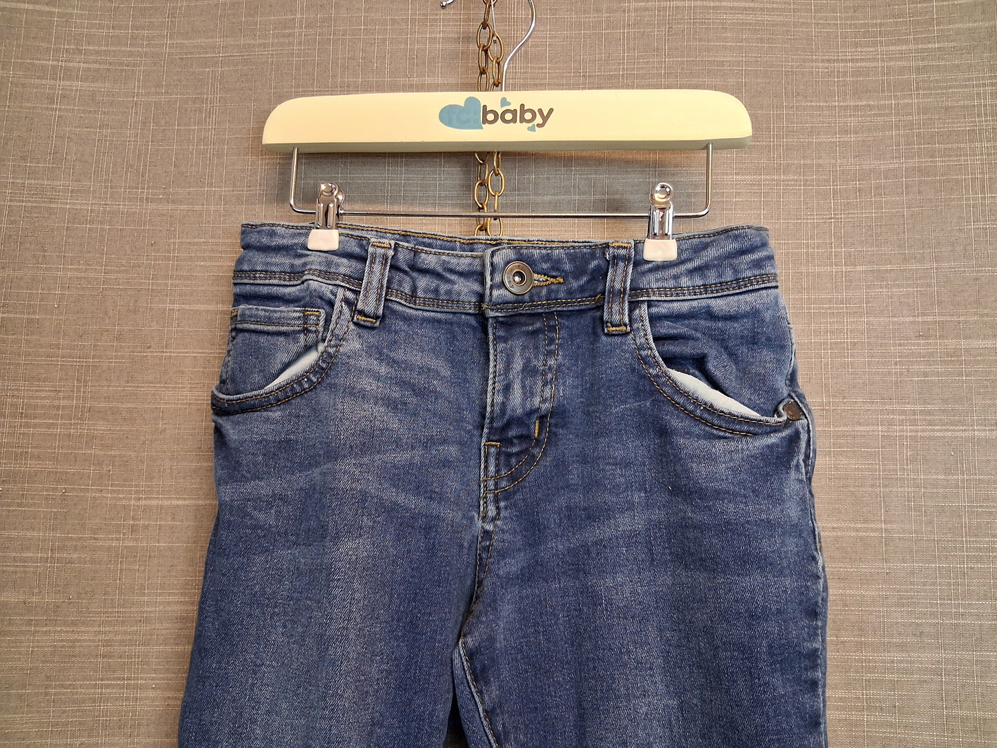 Primark Boys Blue Denim Jeans Age 5-6 Years