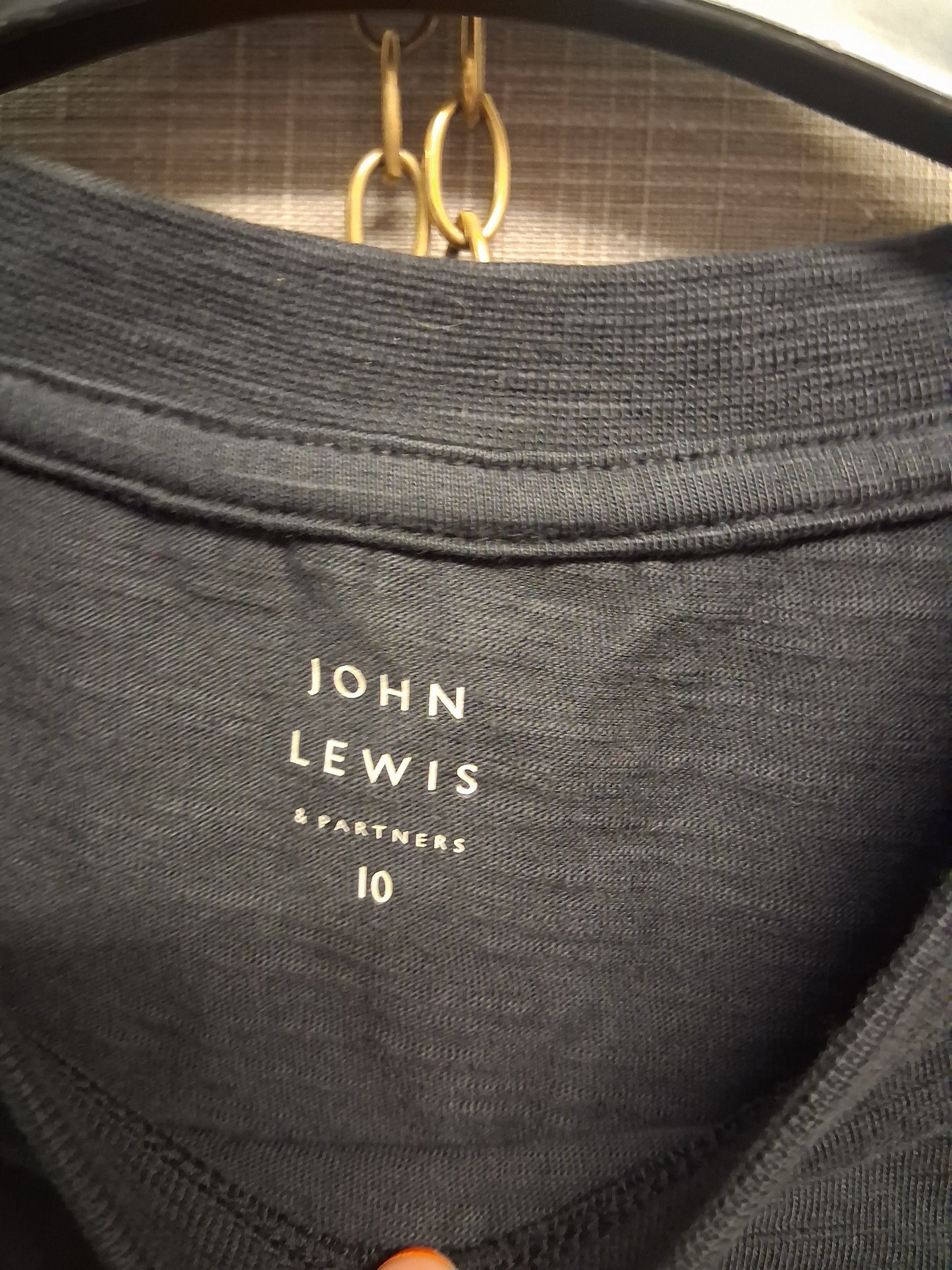 John Lewis Boys Grey Short Sleeve T-Shirt Age 10 Years