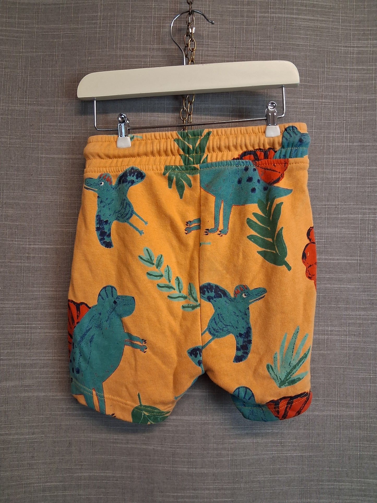 George Dinosaur Theme Jersey Jogger Shorts Age 3-4 Years Orange