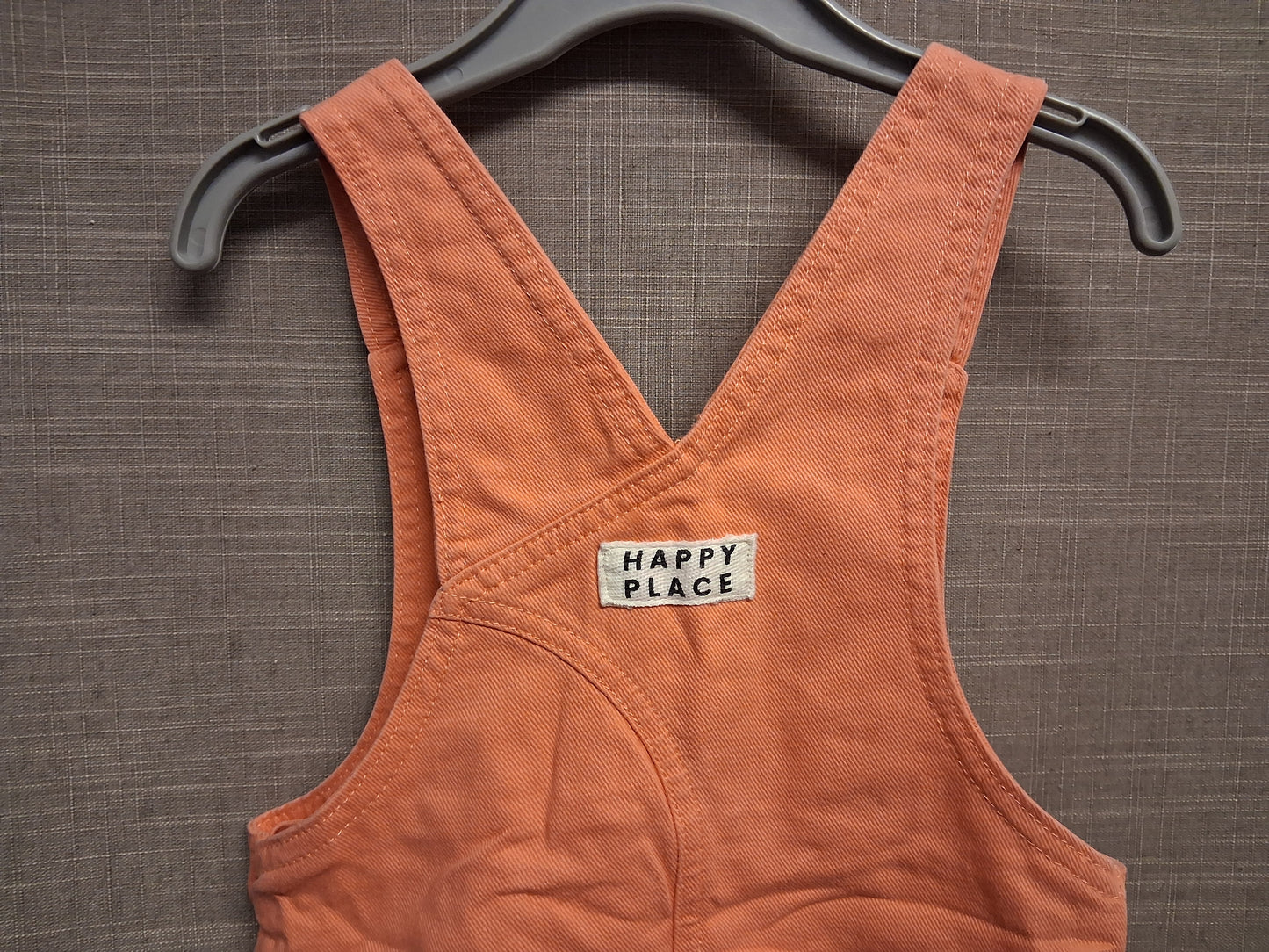 Fearne by Fearne Cotton Girls Coral Pink Pinafore Dress Age 2-3 Years
