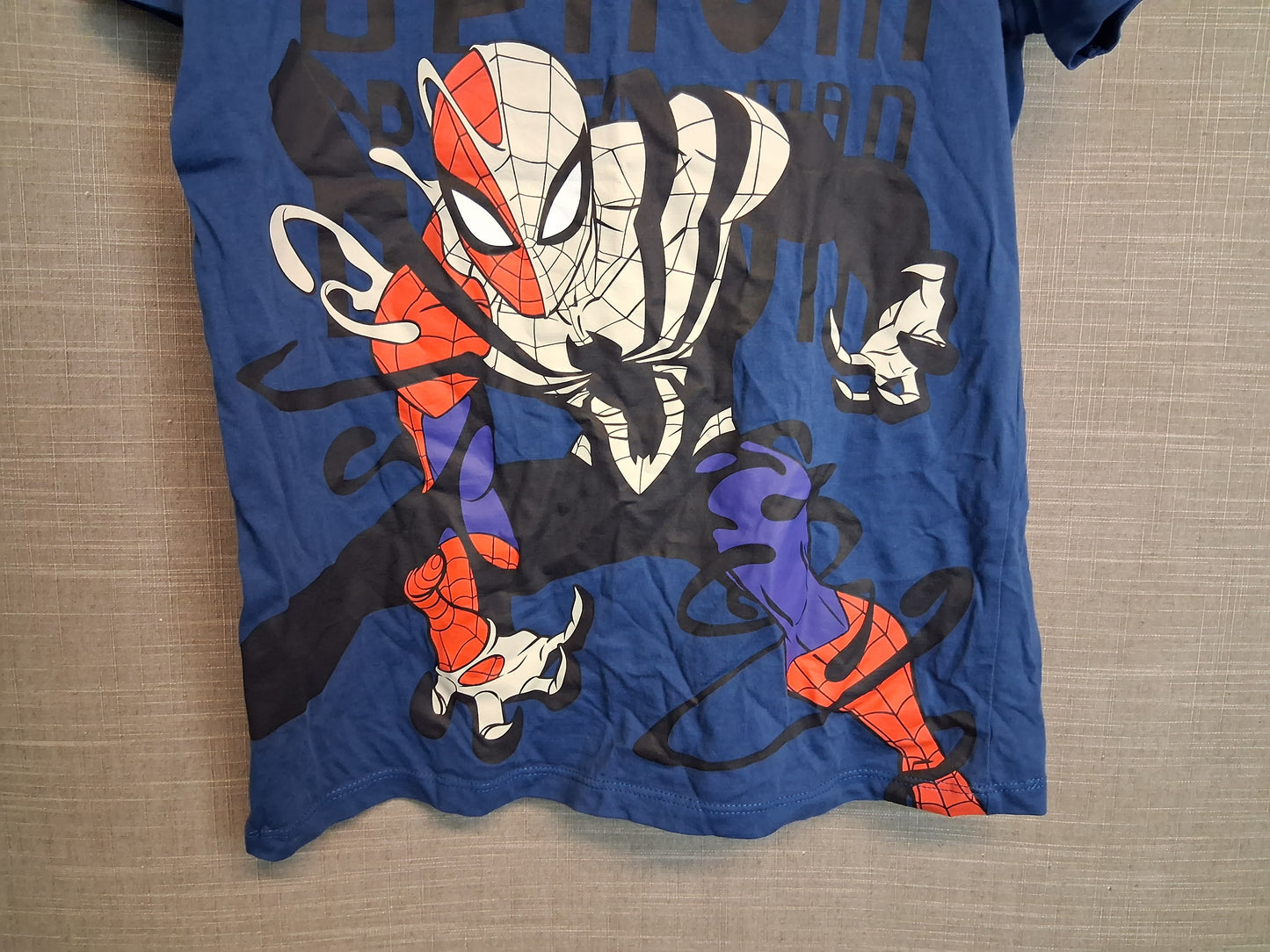 Marvel George Spider Man Theme Blue T-Shirt Age 13-14 Years