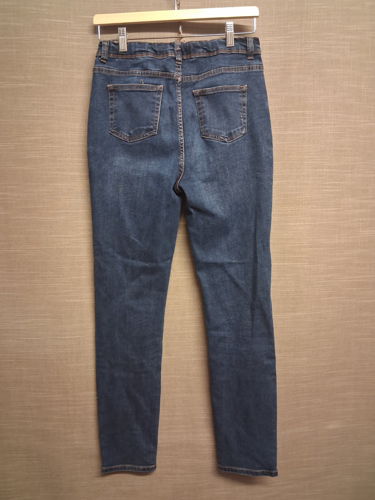 Primark Boys Blue Denim Skinny Jeans Age 14-15 Years Adjustable Waist