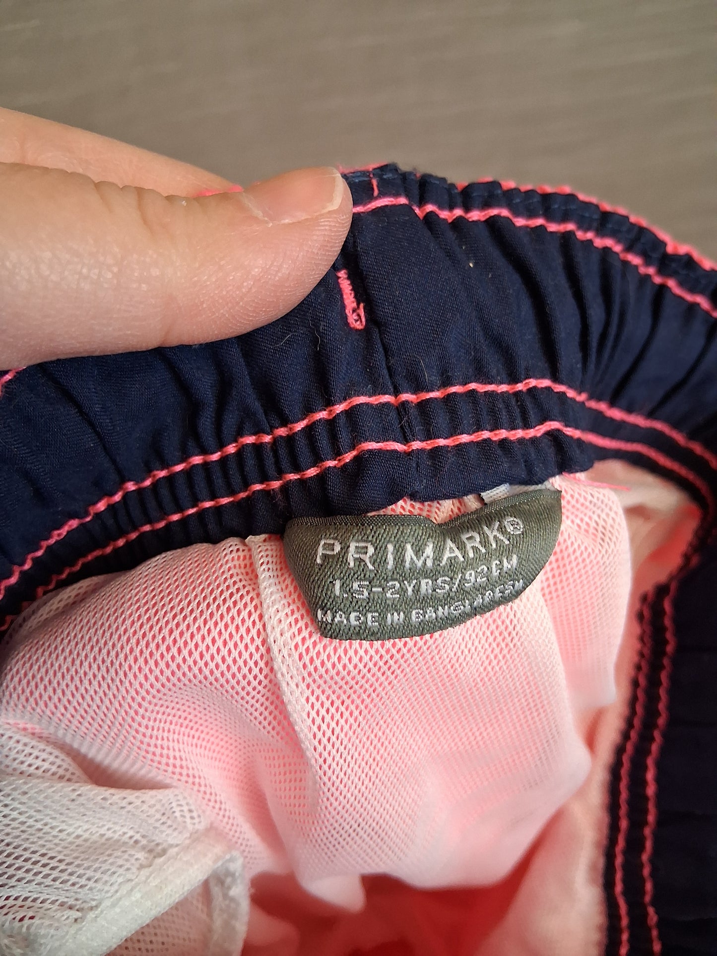 Primark Boys Swim Shorts Age 18-24 Months Hot Pink