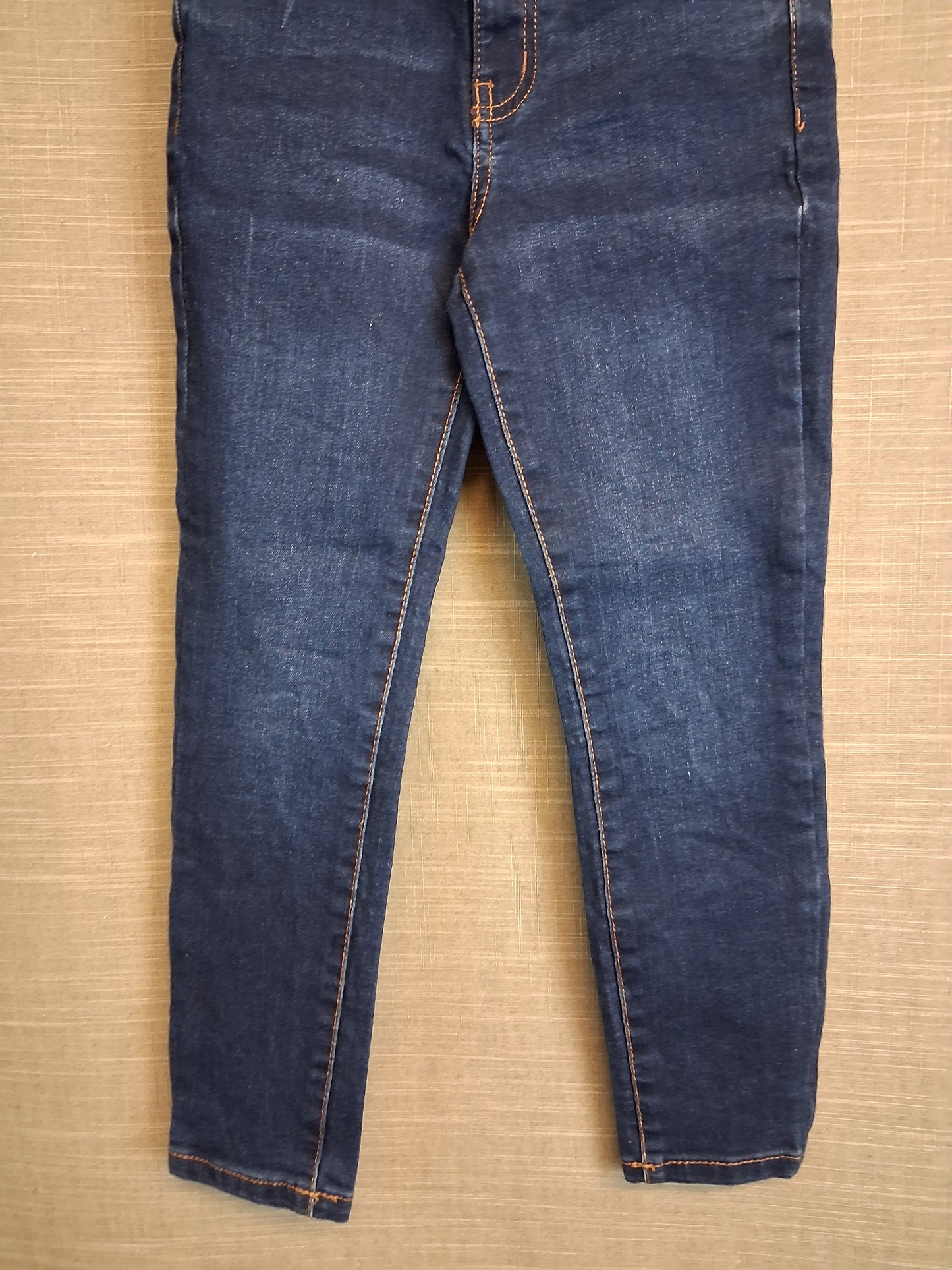 Primark Boys Skinny Blue Jeans Age 6-7 Years Adjustable Waist