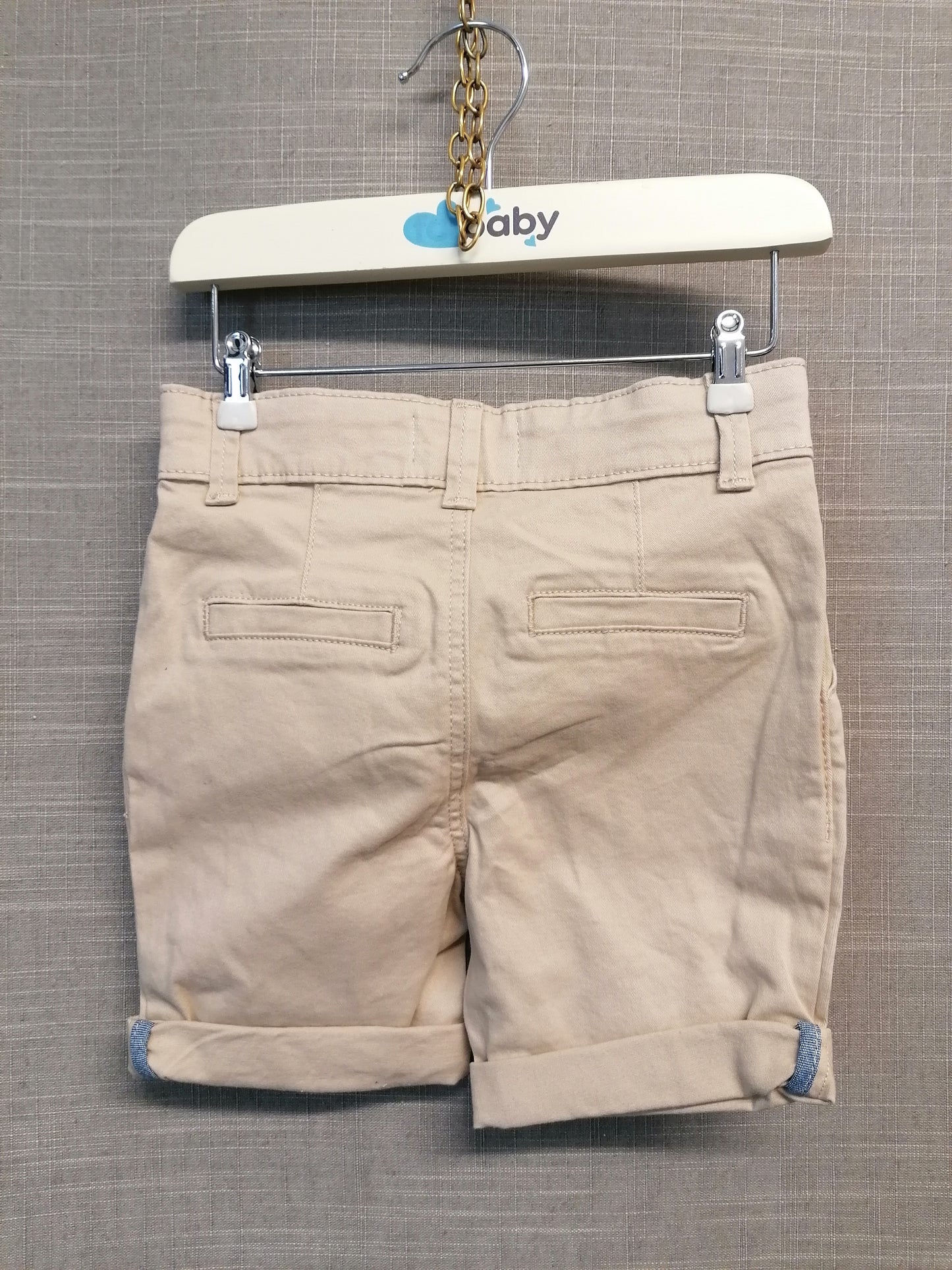 Primark Boys Beige Chino Shorts 12-18 Months New
