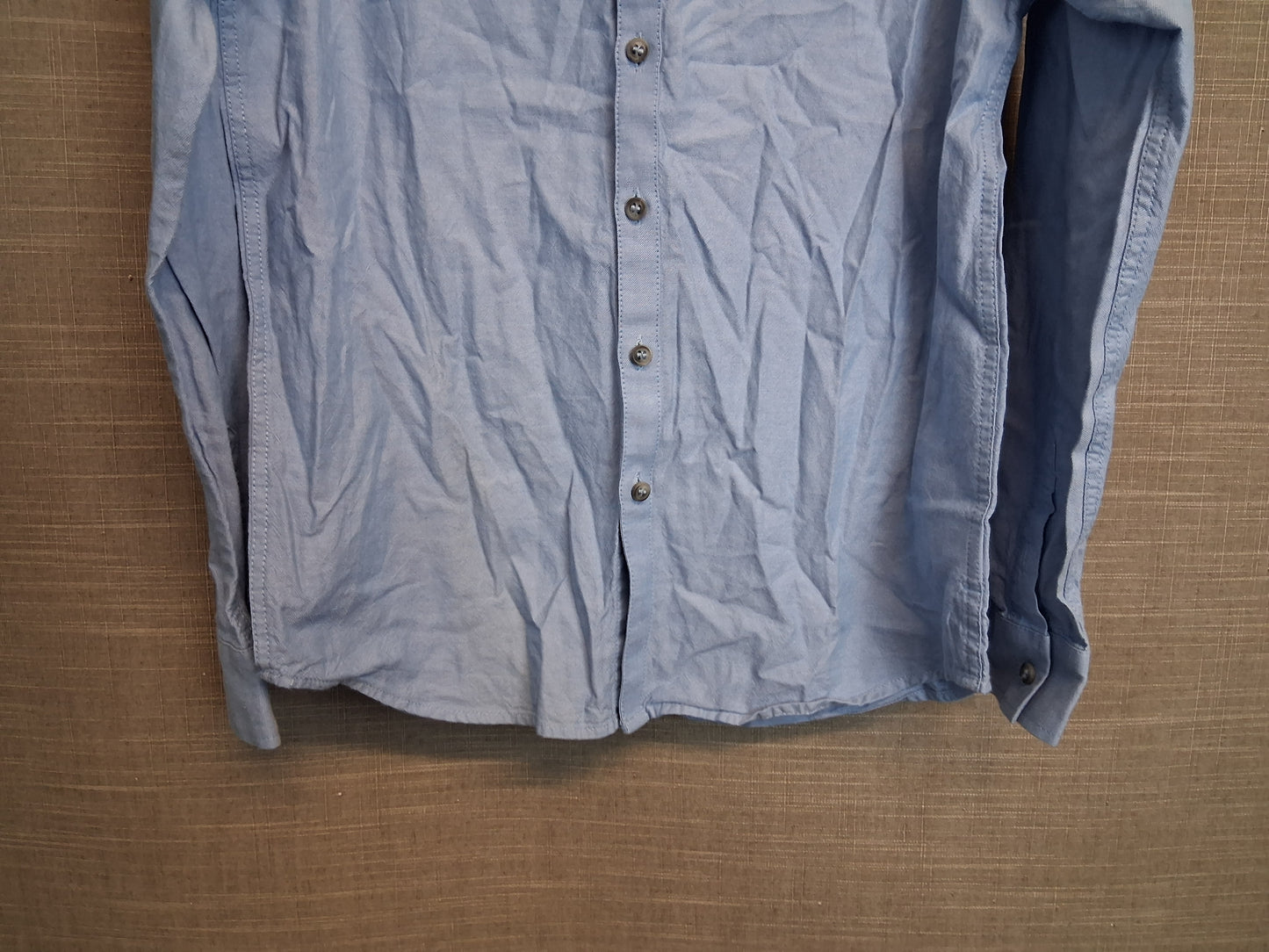Next Boys Blue Chambray Long Sleeve Shirt Age 11 Years