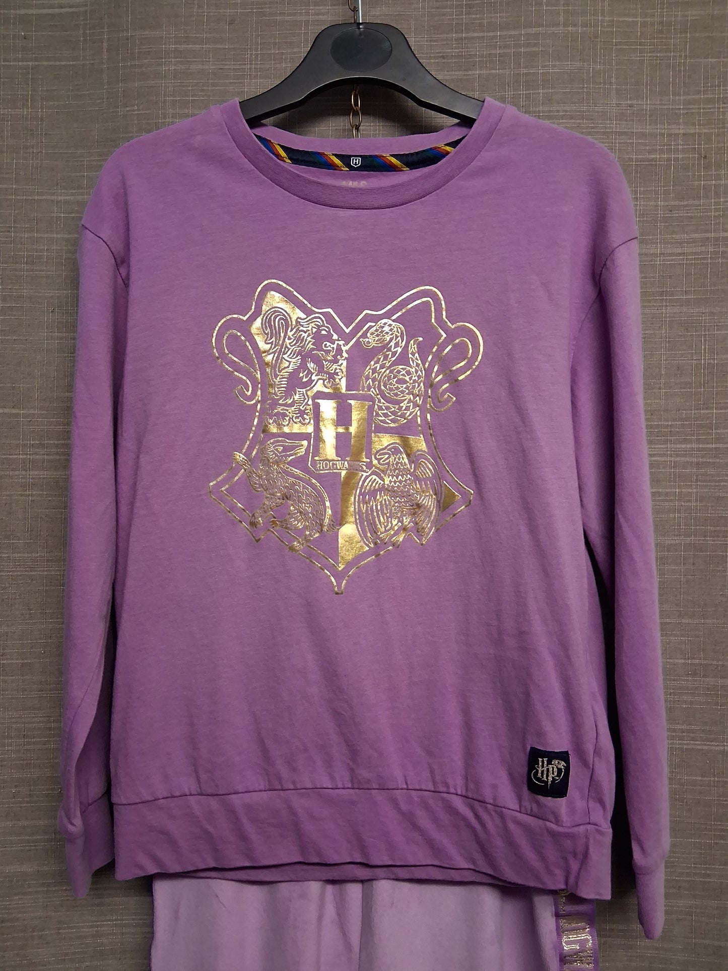 Harry Potter Marks & Spencer Lilac PJs Pyjamas 2 Piece Set Age 9-10 years