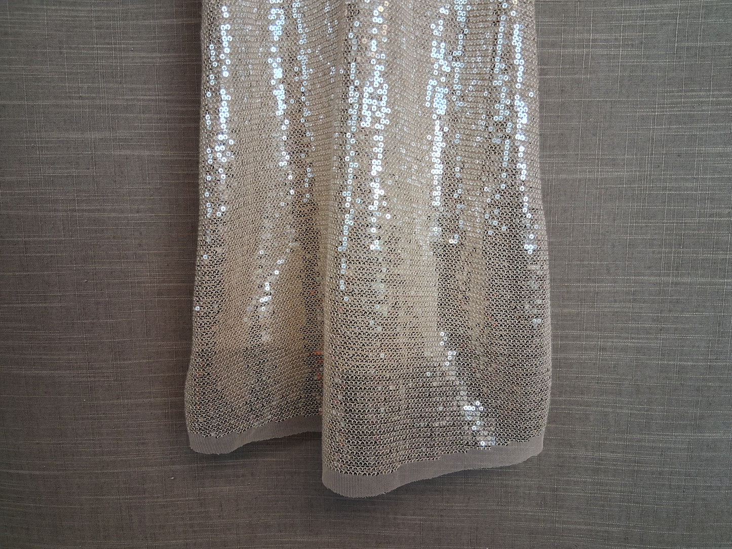 Primark Girls Gold Iridescent Sequin Dress Age 2-3 Years